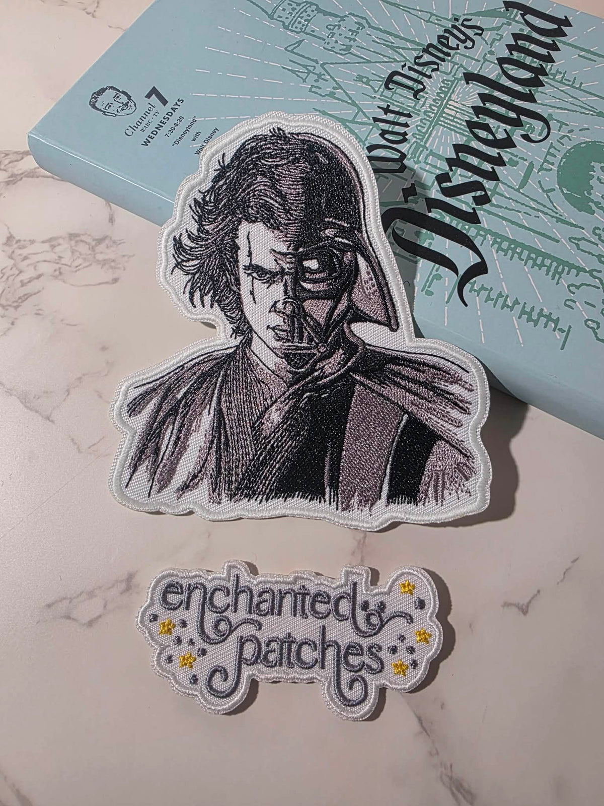 NEW DROP - 4.5" SW Star Galaxy Darth Vader Villain Anakin Two Face Embroidered Iron on Patch
