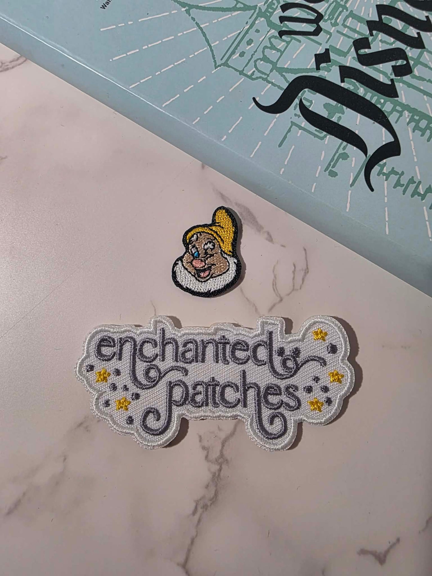 NEW DROP - 1" Mini Happy Dwarf Embroidered Iron On Patch