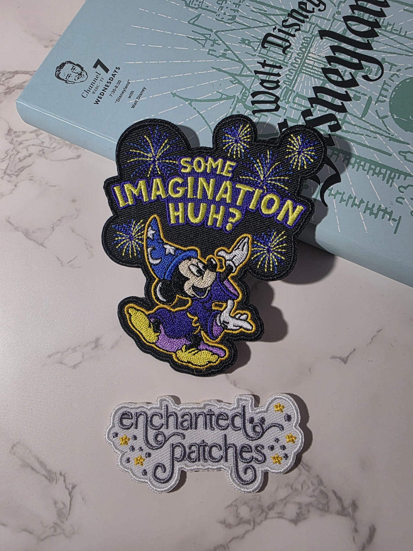 4" Happiest Mouse Wizard Sorcerer Some Imagination Huh? Embroidered Iron On Patch
