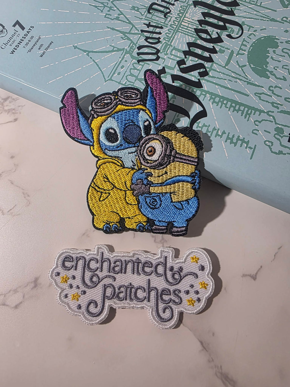 3" Stitch Cosplay as Minion Costume Embroidered Iron On Patch