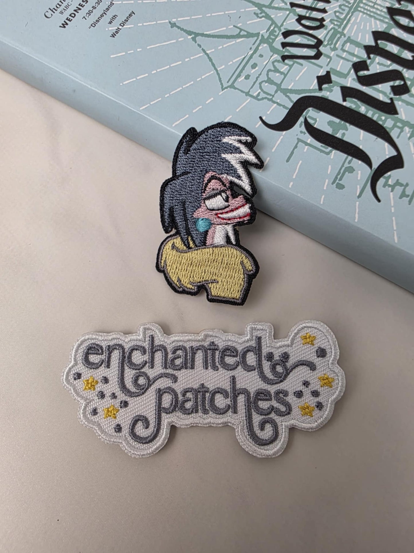 2" Kawaii Villain Dalmatian Cruella De Vil Embroidered Iron On Patch