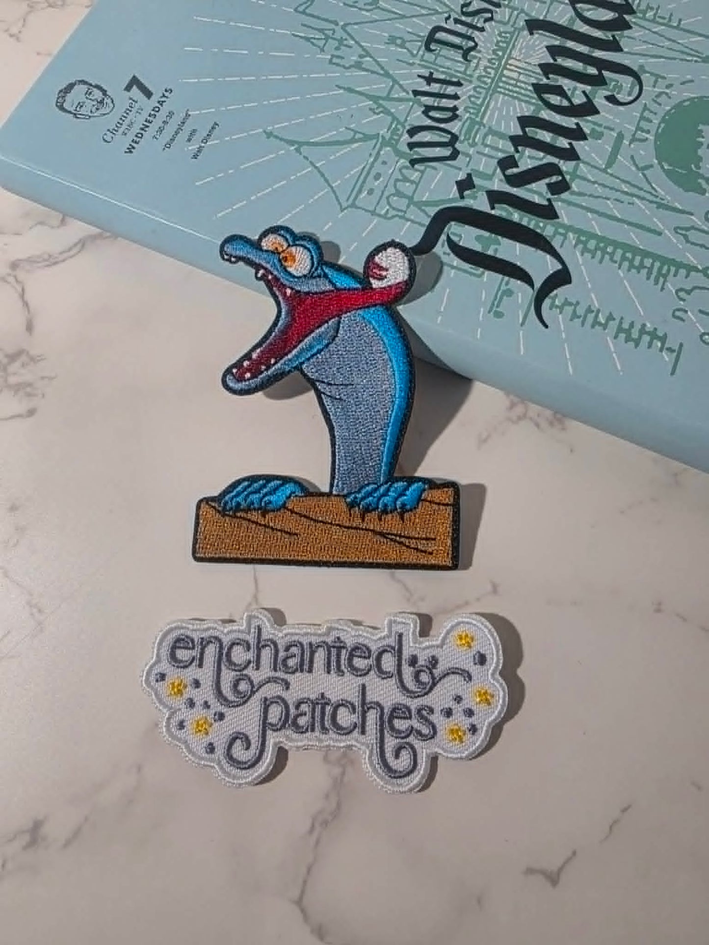 NEW DROP - 3" Rescuers Down Under Joanna Lizard Gecko Embroidered Iron On Patch