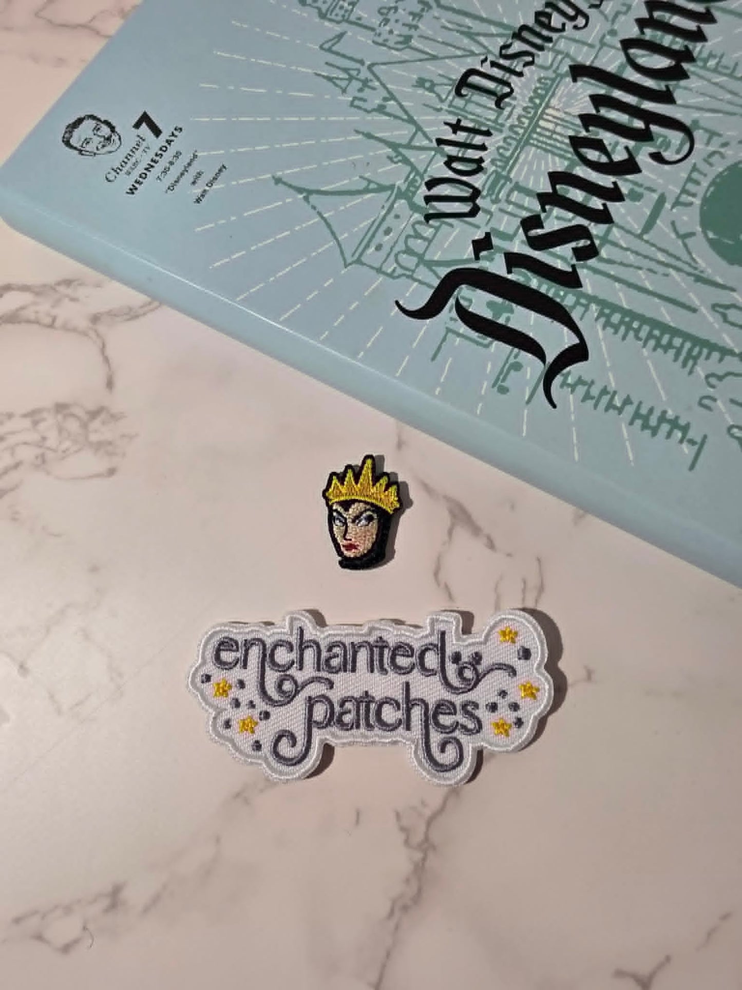 1" Mini Evil Queen Villain Embroidered Iron On Patch