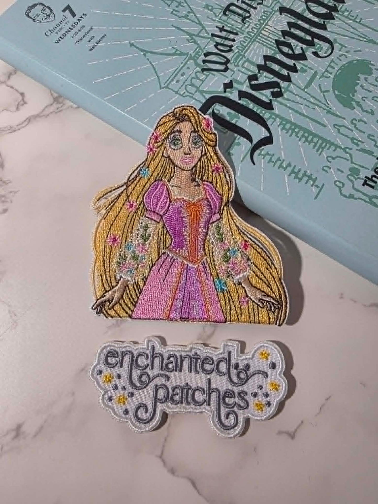 NEW DROP - 3.5" Rapunzel Tangled Princess Embroidered Iron On Patch