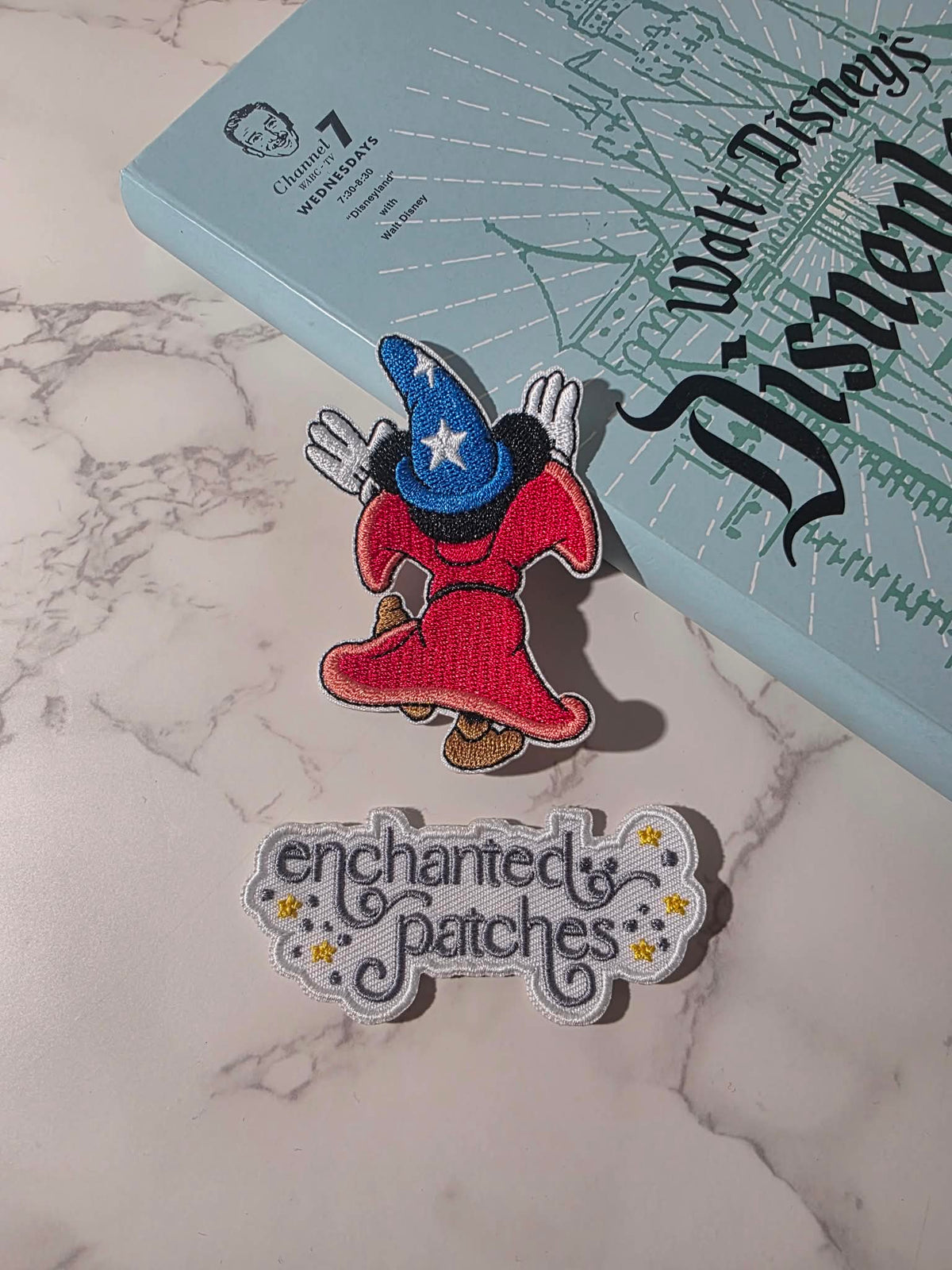 NEW DROP - 3" Mickey Mouse Sorcerer Wizard Backside Back Embroidered Iron On Patch