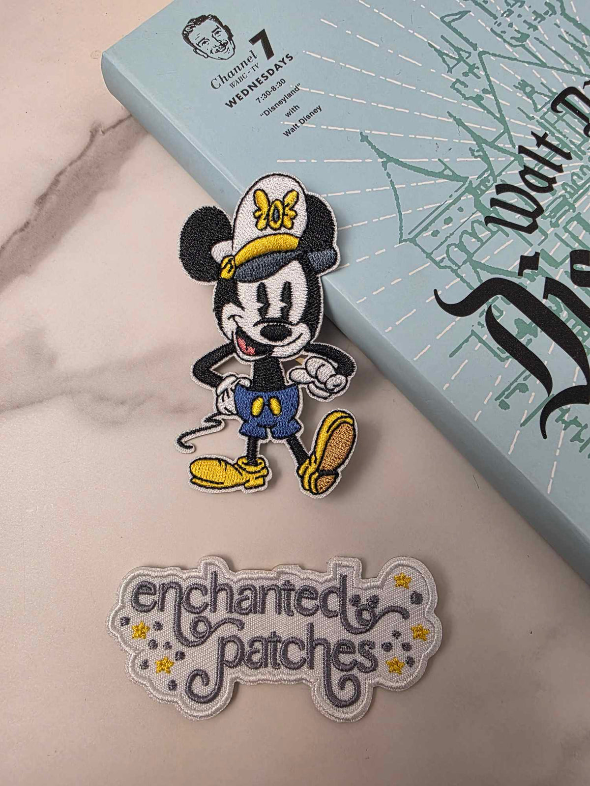 3" Boy Magical Cruise Happiest Park Mouse Sailor Iron On Patch