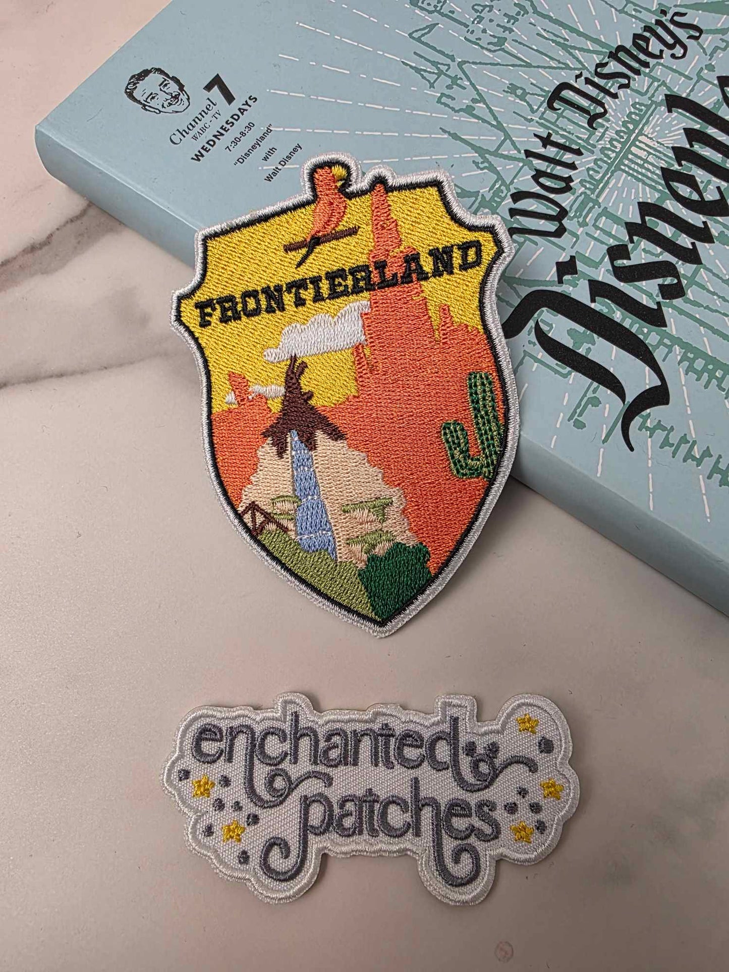 3.5" Magical Park Frontier Land Iron On Patch