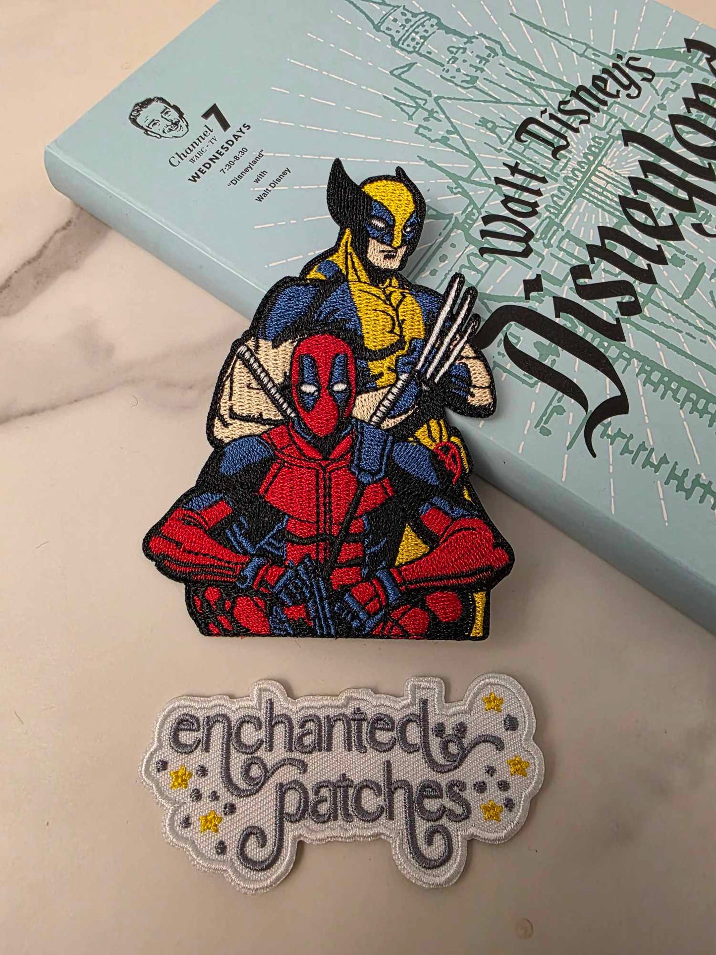4" Super Hero Crime Fighting Besties Embroidered Iron On Patch