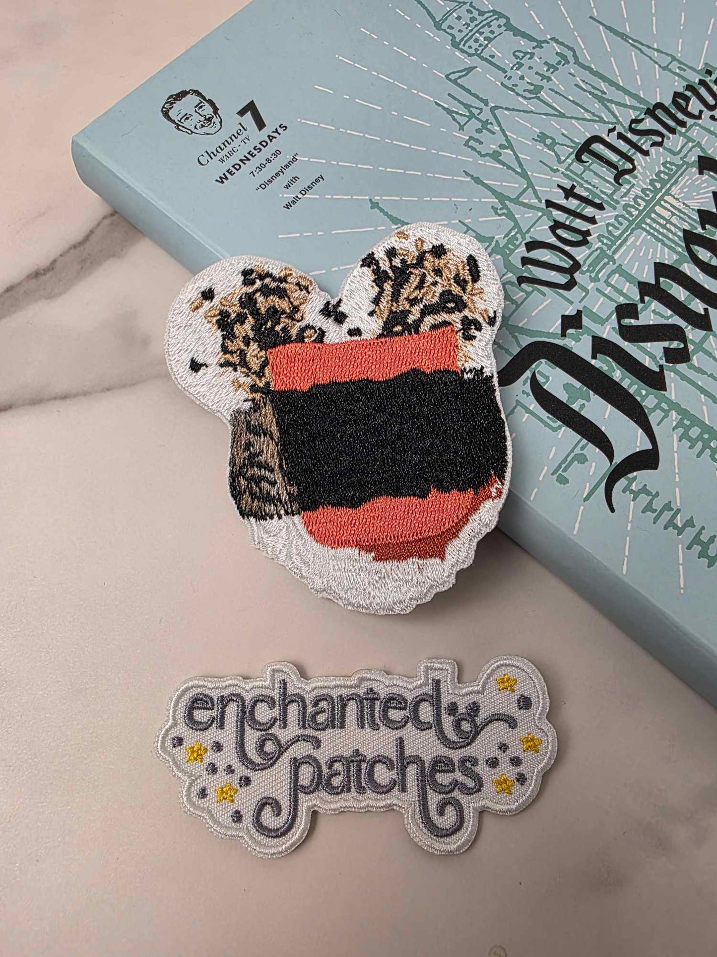 3" Happiest Park Mouse Spam Musubi Foodie Snack Sushi Embroidered Iron On Patch