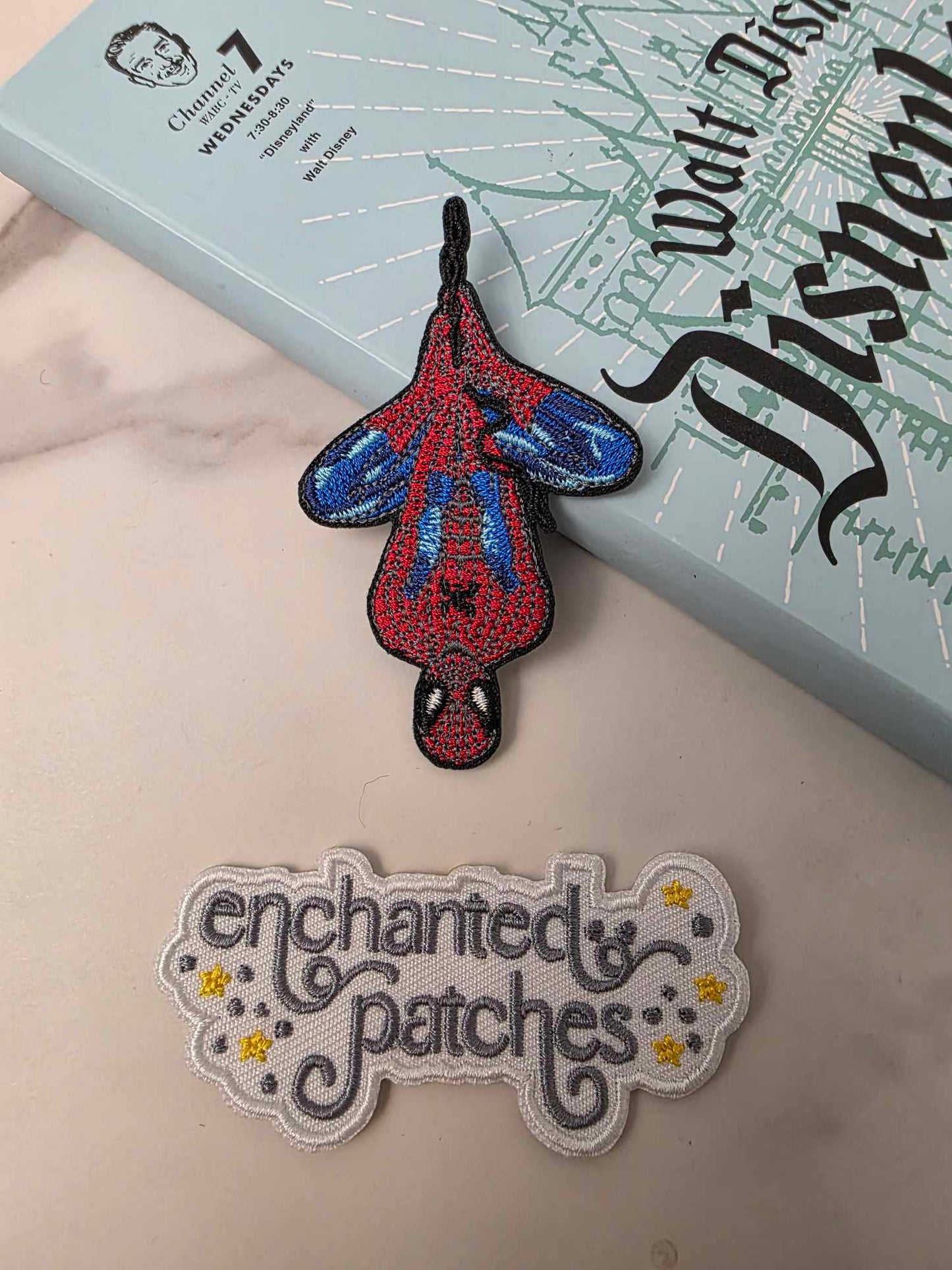3" Happiest Park Super Hero Hanging Spider Man Spiderman Embroidered Iron On Patch