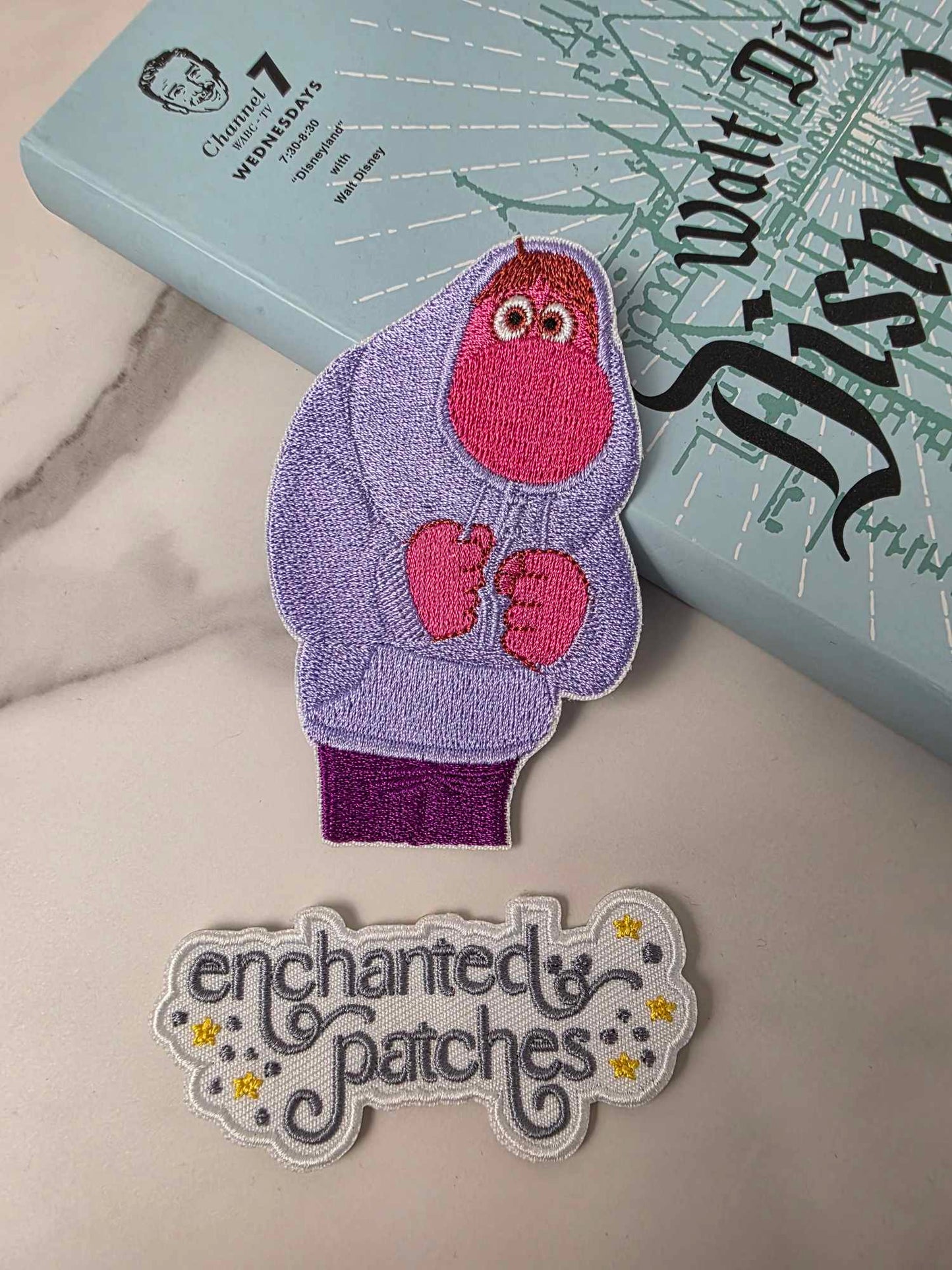 3.5" Happiest Park Emotion Embarassment Kawaii Embroidered Iron On Patch