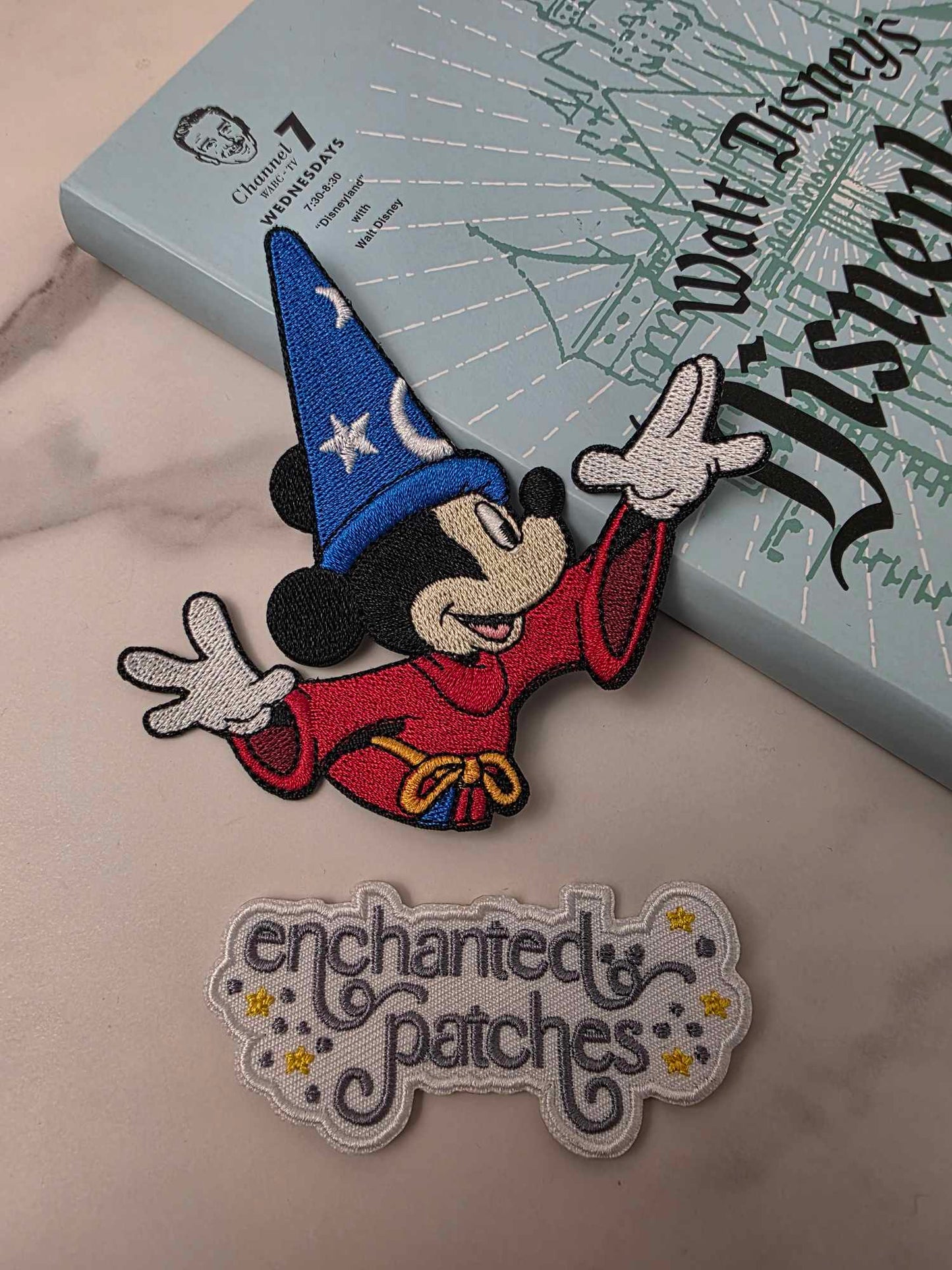 LAST THREE - 4" Happiest Mouse Wizard Sorcerer Hat Embroidered Iron On Patch