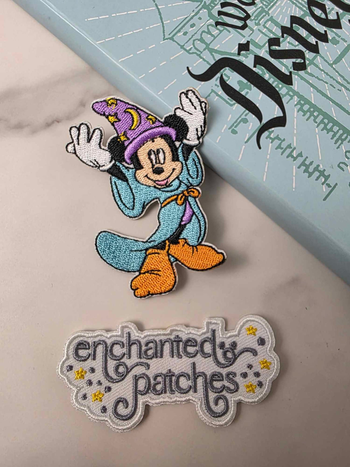 CLEARANCE - 3" Classic Mouse Pastel Wizard Sourcerer Iron On Patch