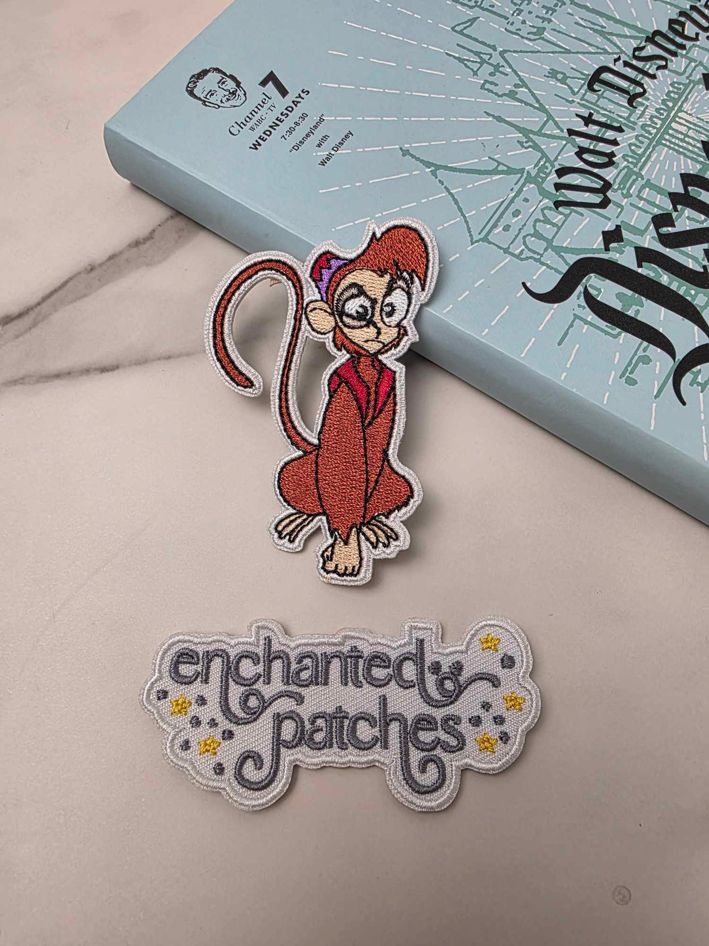 3" Arabian Prince Monkey Sidekick Iron On Patch