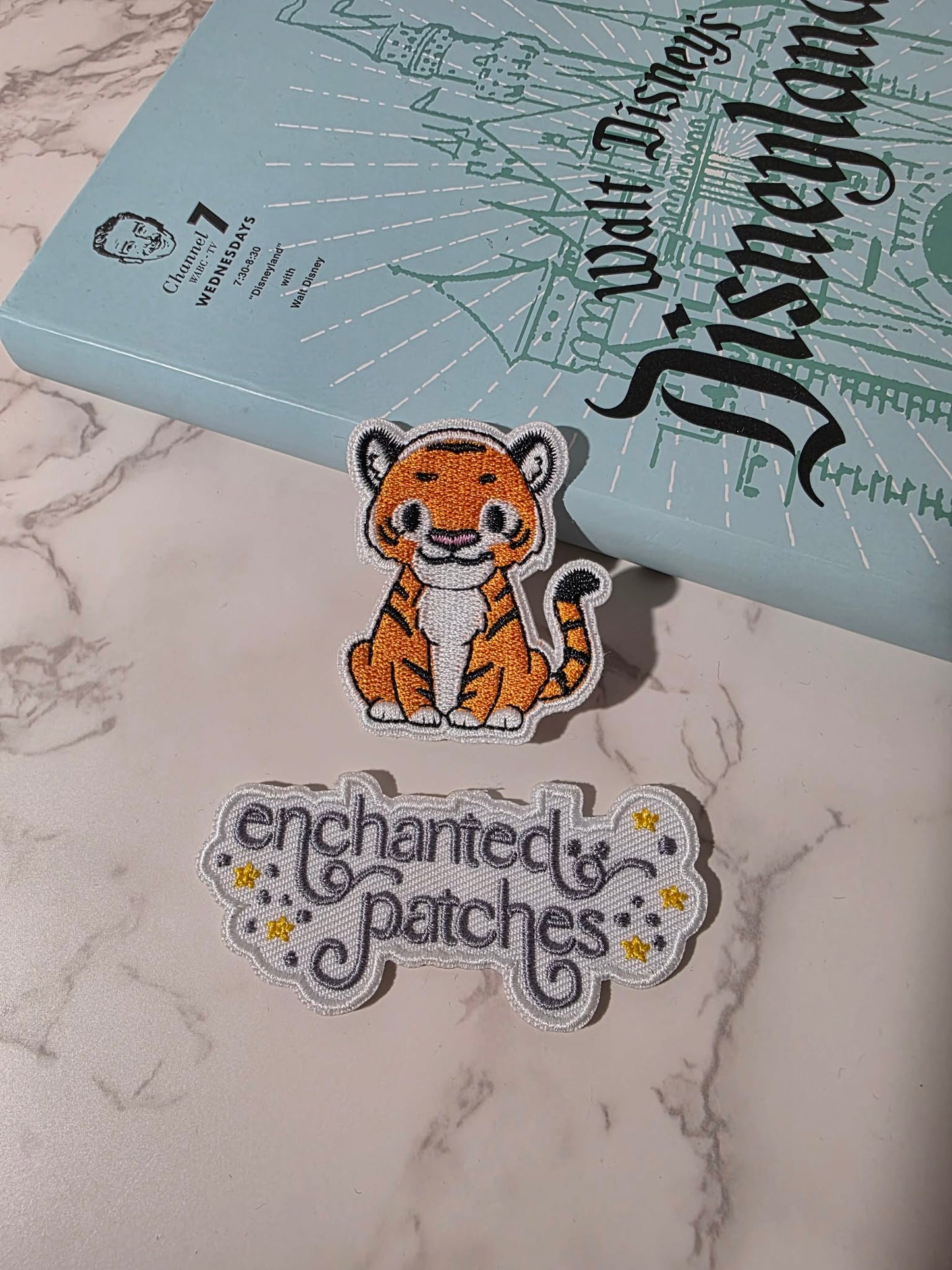 2" Kawaii Tiger Asian Princess Sidekick Friend Iron On Patch