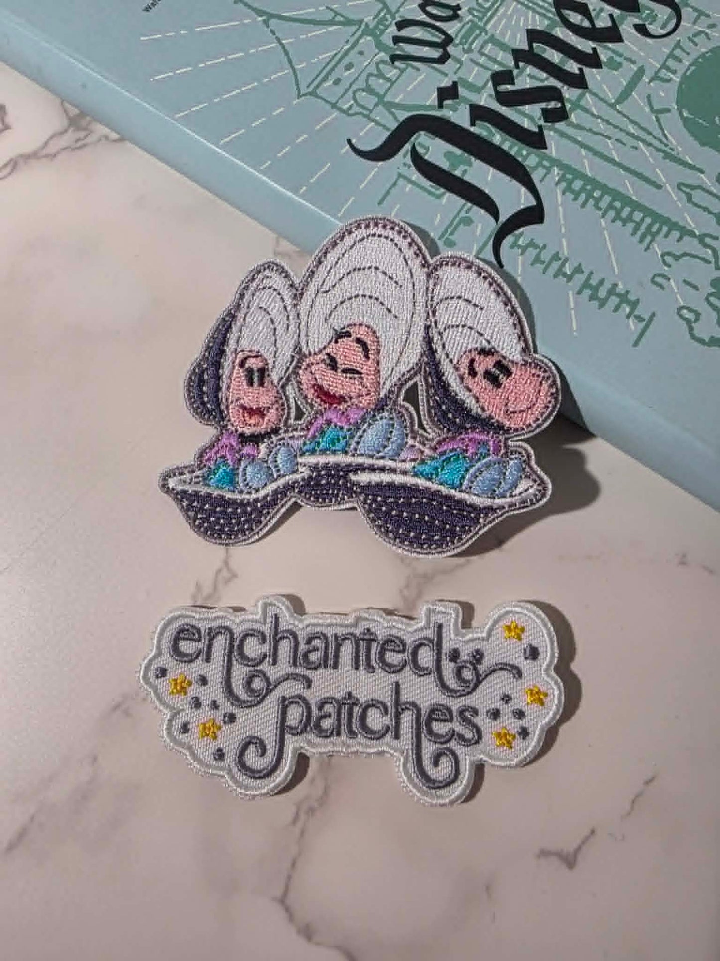 NEW DROP - 3" Baby Oyster Besties Embroidered Iron On Patch