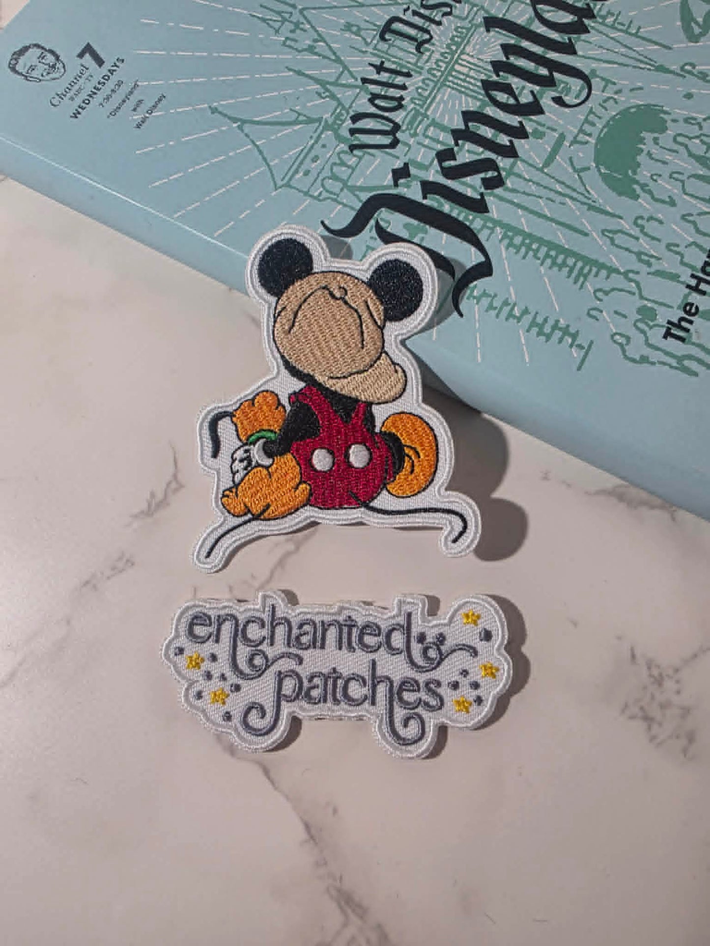 NEW DROP - 3" Boy Mouse and Dog Puppy BFF Bestie Embroidered Iron On Patch