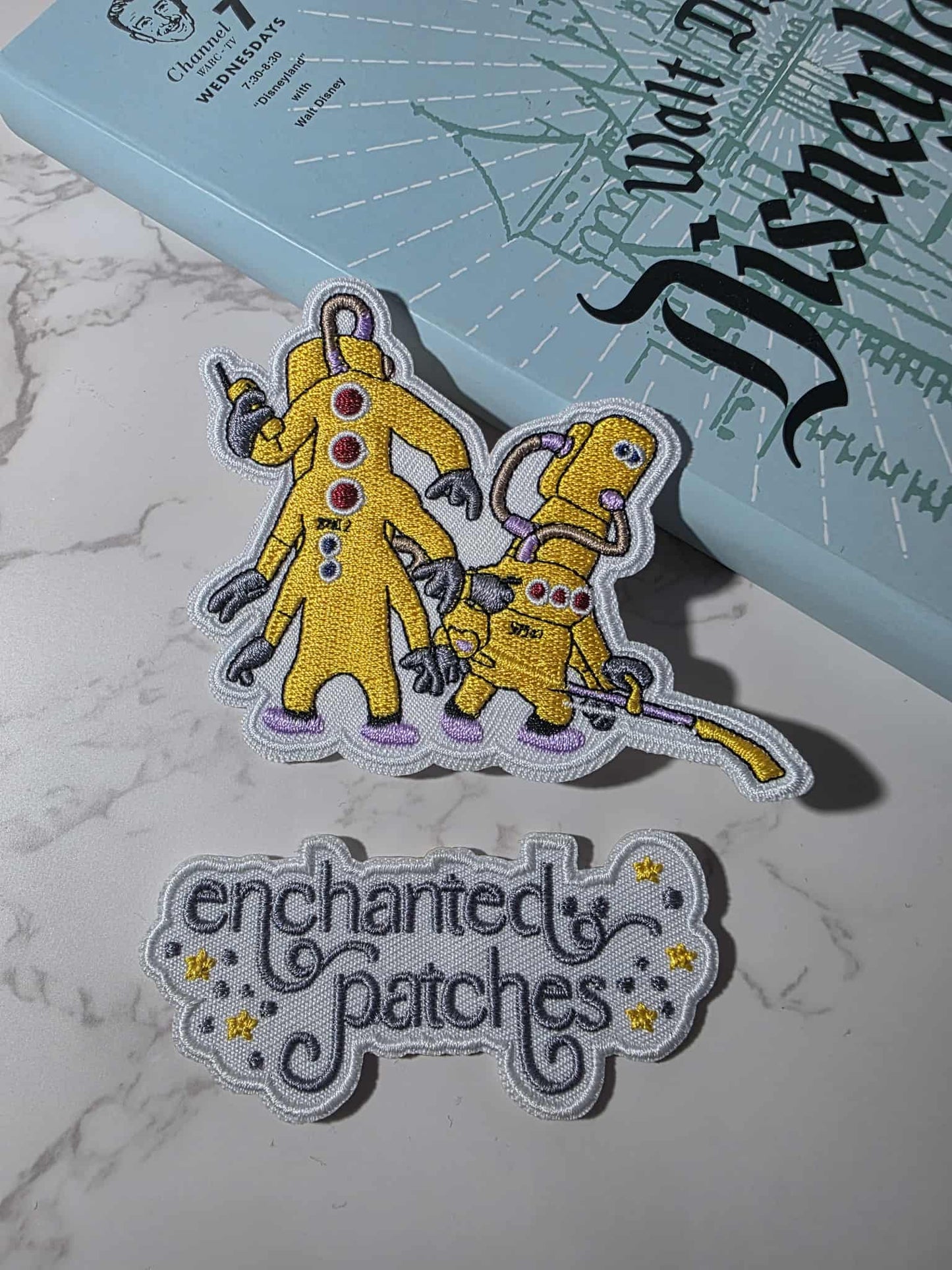 3.5" CDA Monsters in Suit Embroidered Iron On Patch