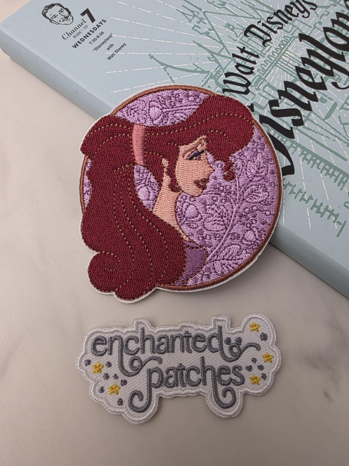 3.5" Meg from Hercules Embroidered Iron On Patch