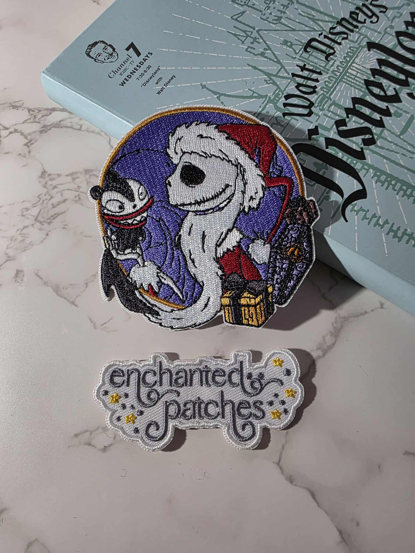 3.5" NBC Jack Vampire Christmas Halloween Embroidered Iron On Patch