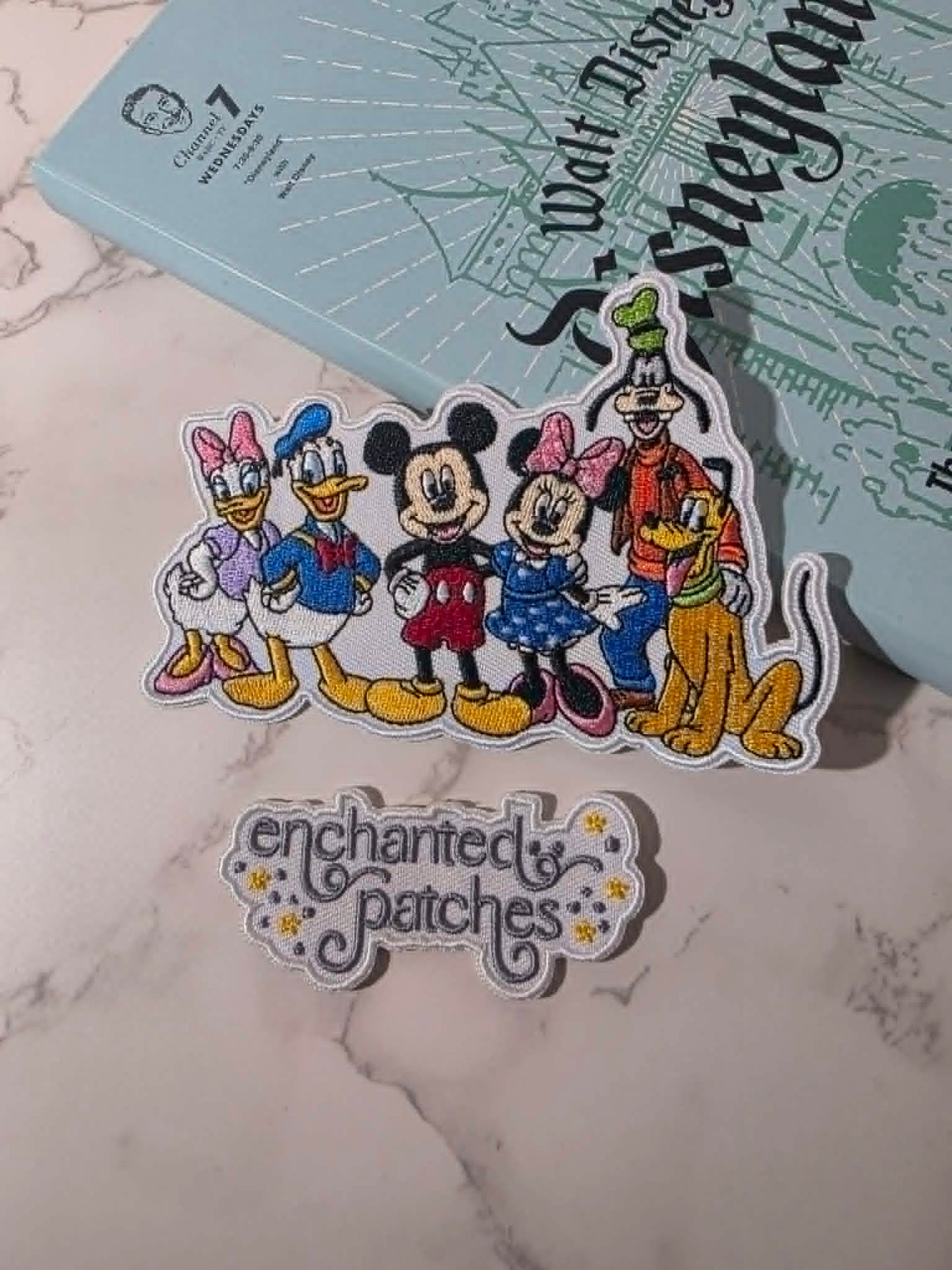 NEW DROP - 5" Happiest Mouse Duck Fab 6 Bestie Friends Embroidered Iron On Patch