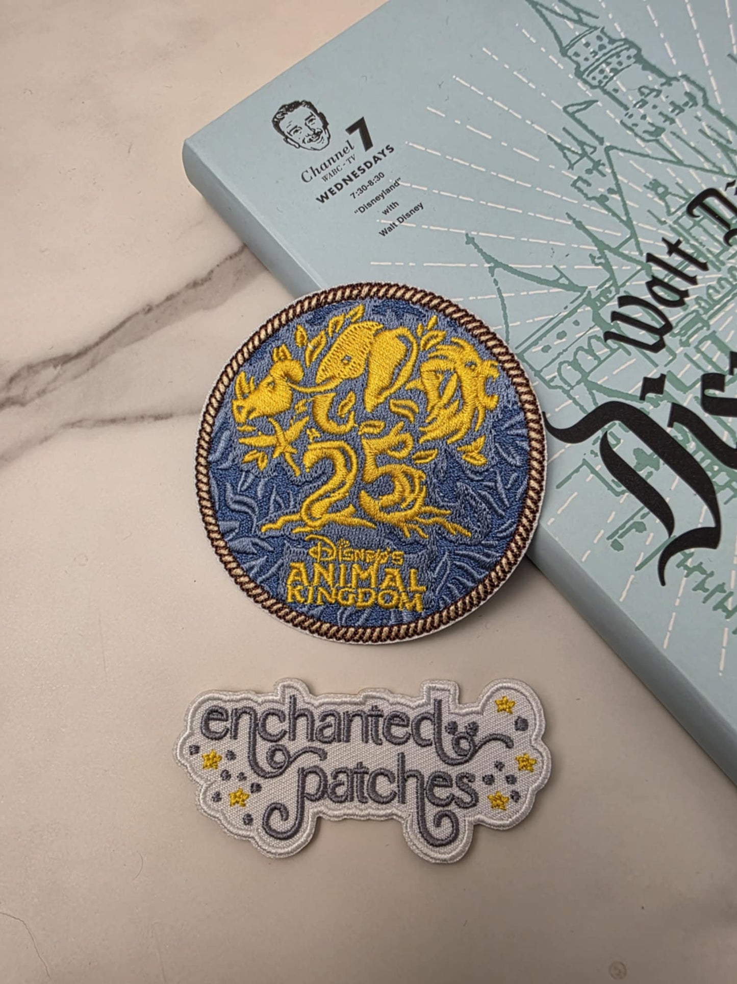 3" 25th Anniversary Magical Animal Kingdom Park Safari Jungle Logo Iron On Patch