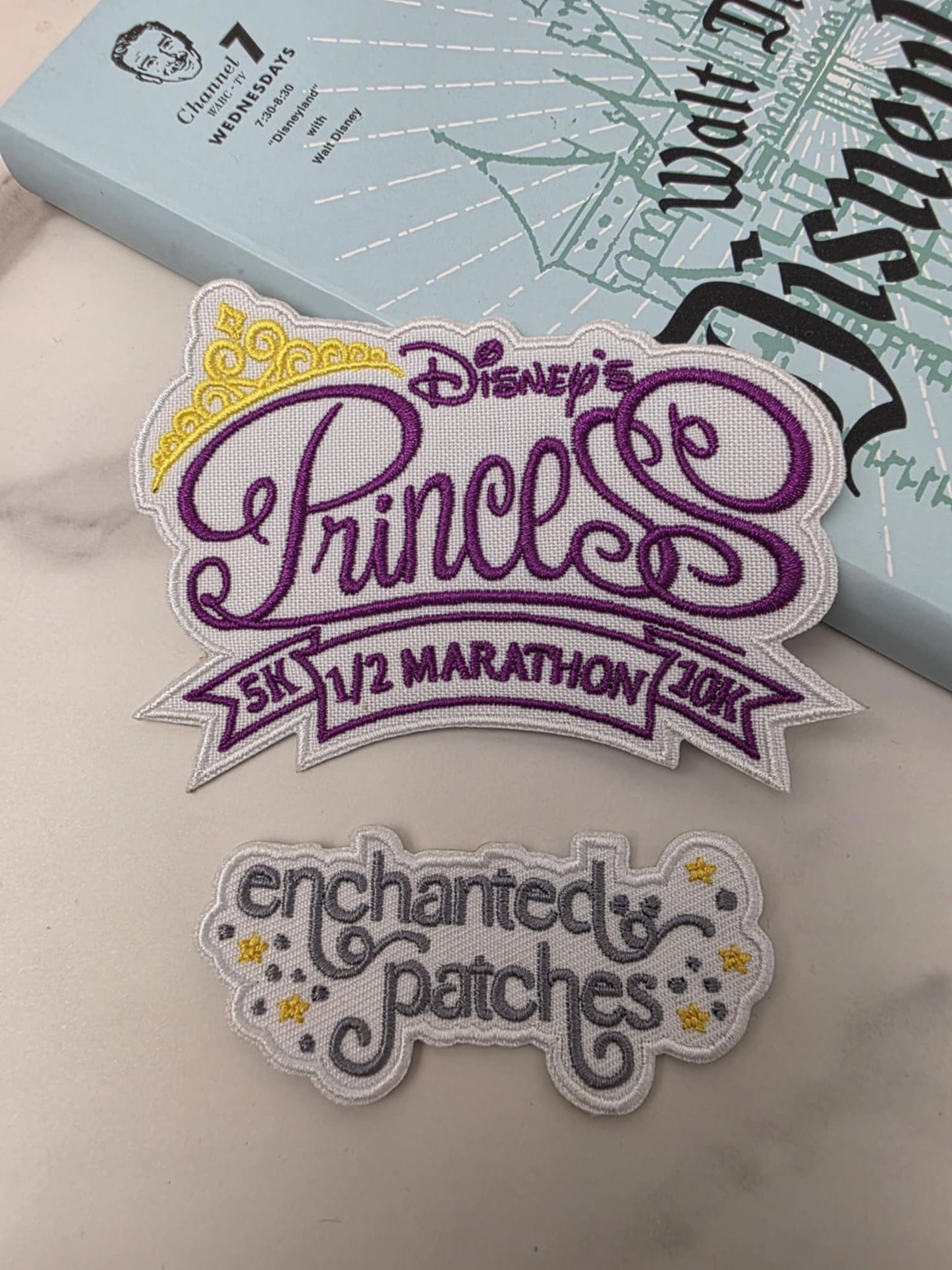 4" Happiest Park Magical World Princess Half Marathon 5k 10k Iron On Patch