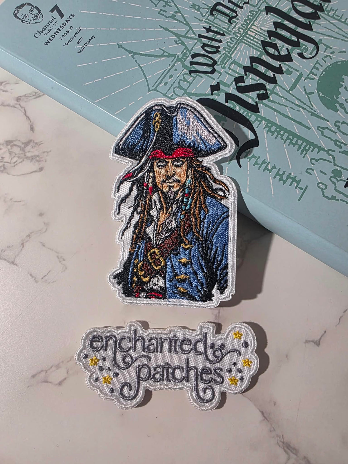 NEW DROP - 3.5" Pirates of the Caribbean Jack Sparrow Embroidered Iron On Patch