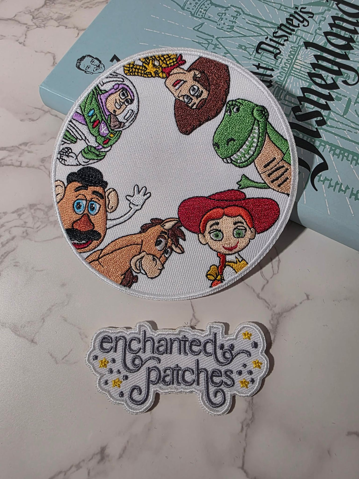 4.5" Toy Story Cowboy Space Ranger Horse Dino Friends Embroidered Iron On Patch