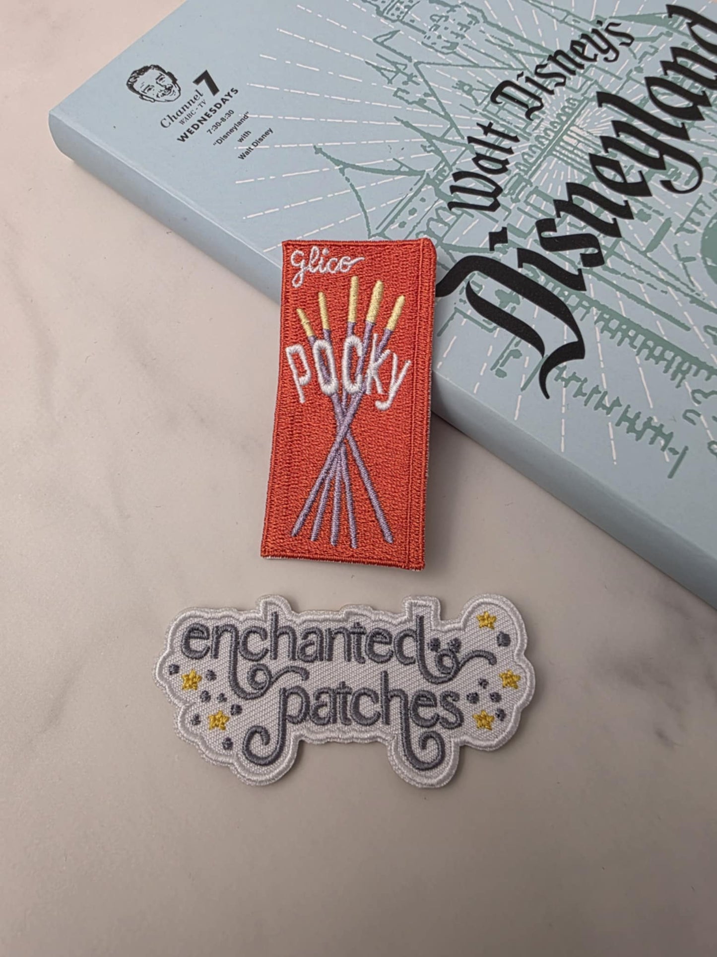 3" Asian Snacks Pocky Embroidered Iron On Patch