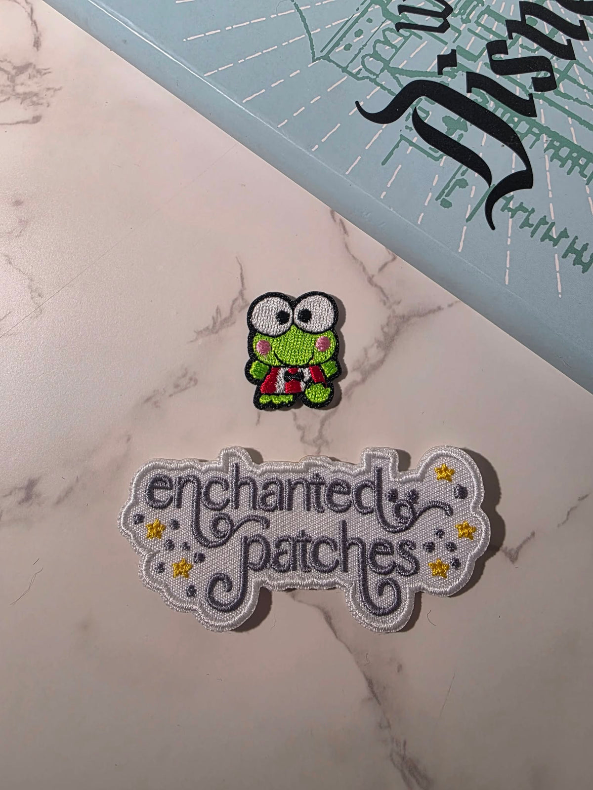 1" Mini Kawaii Japanese Frog Vintage Anime Cartoon Pastel Embroidered Iron On Patch
