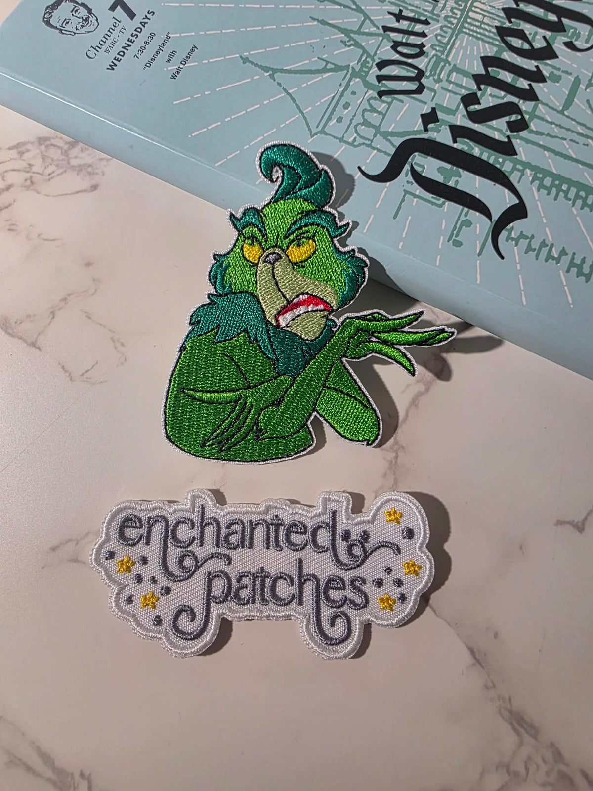 NEW DROP - 3" Christmas Grinch making a Whatever Face Embroidered Iron On Patch