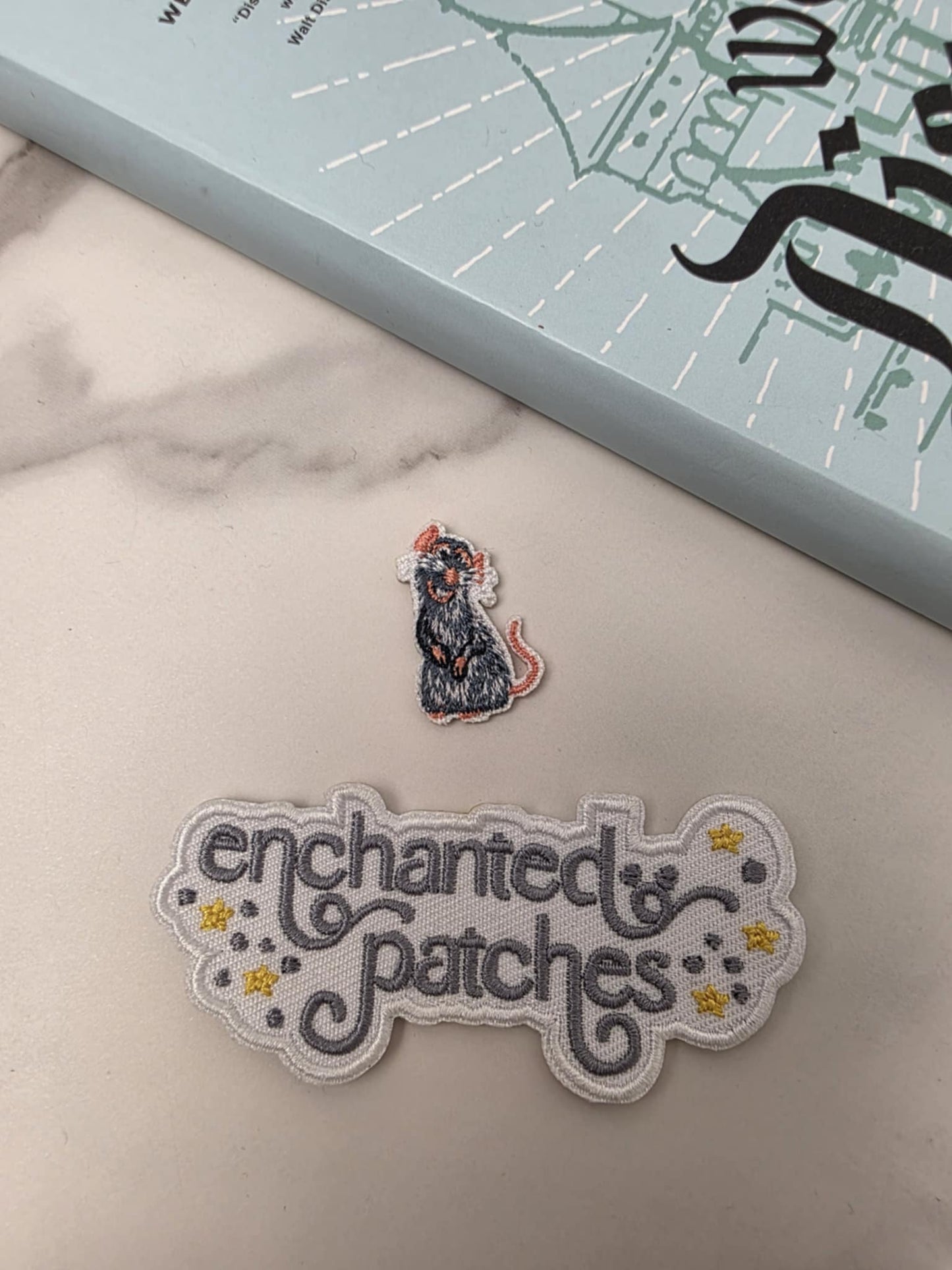 1" Mini Chef Cooking Rat Mouse Embroidered Iron On Patch