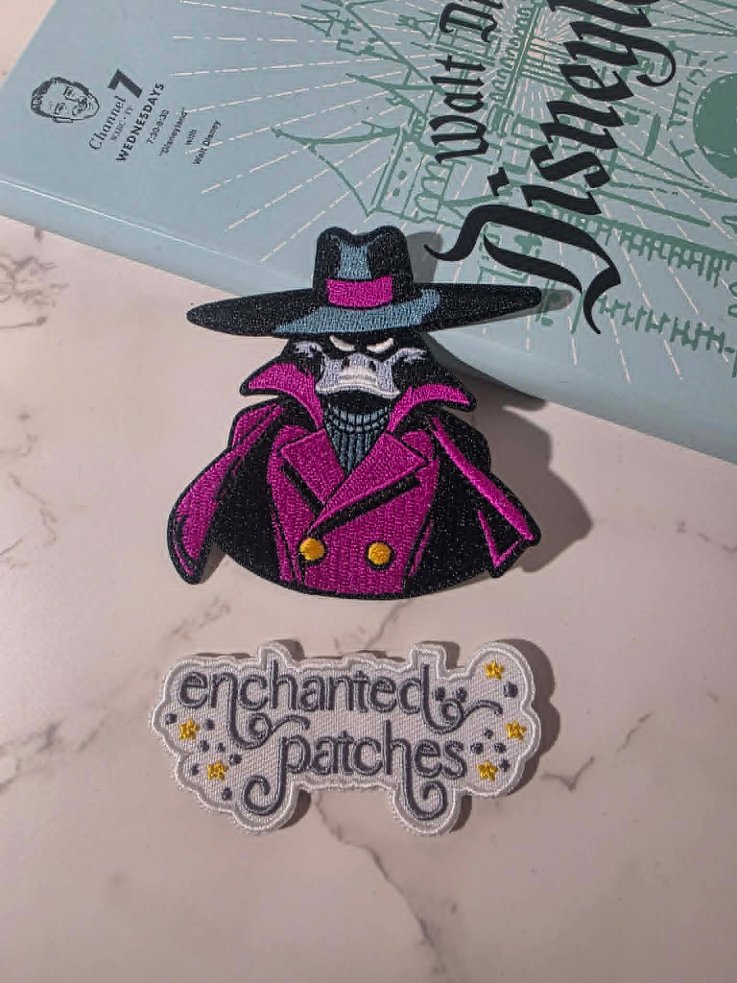 NEW DROP - 3" Happiest Darkwing Duck Vintage Cape Embroidered Iron On Patch