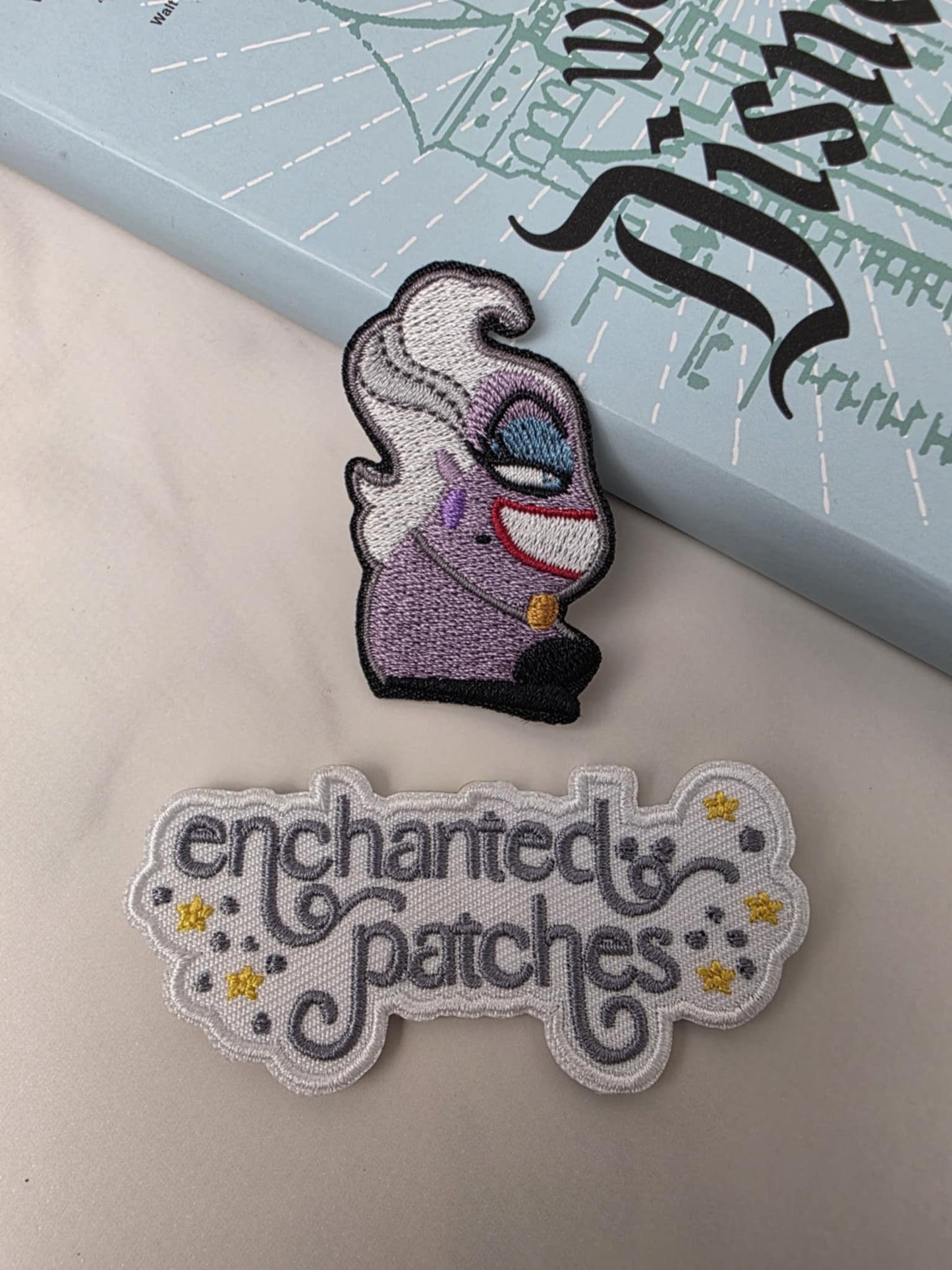 2" Kawaii Villain Mermaid Princess Sea Urchin Embroidered Iron On Patch