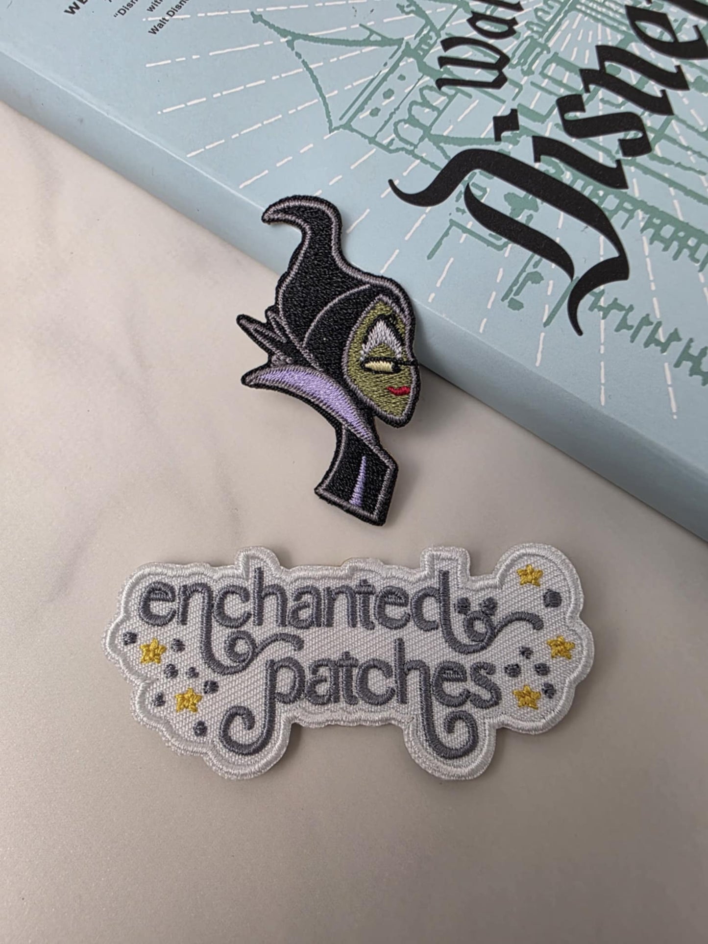 2" Kawaii Villain Sleeping Princess Embroidered Iron On Patch