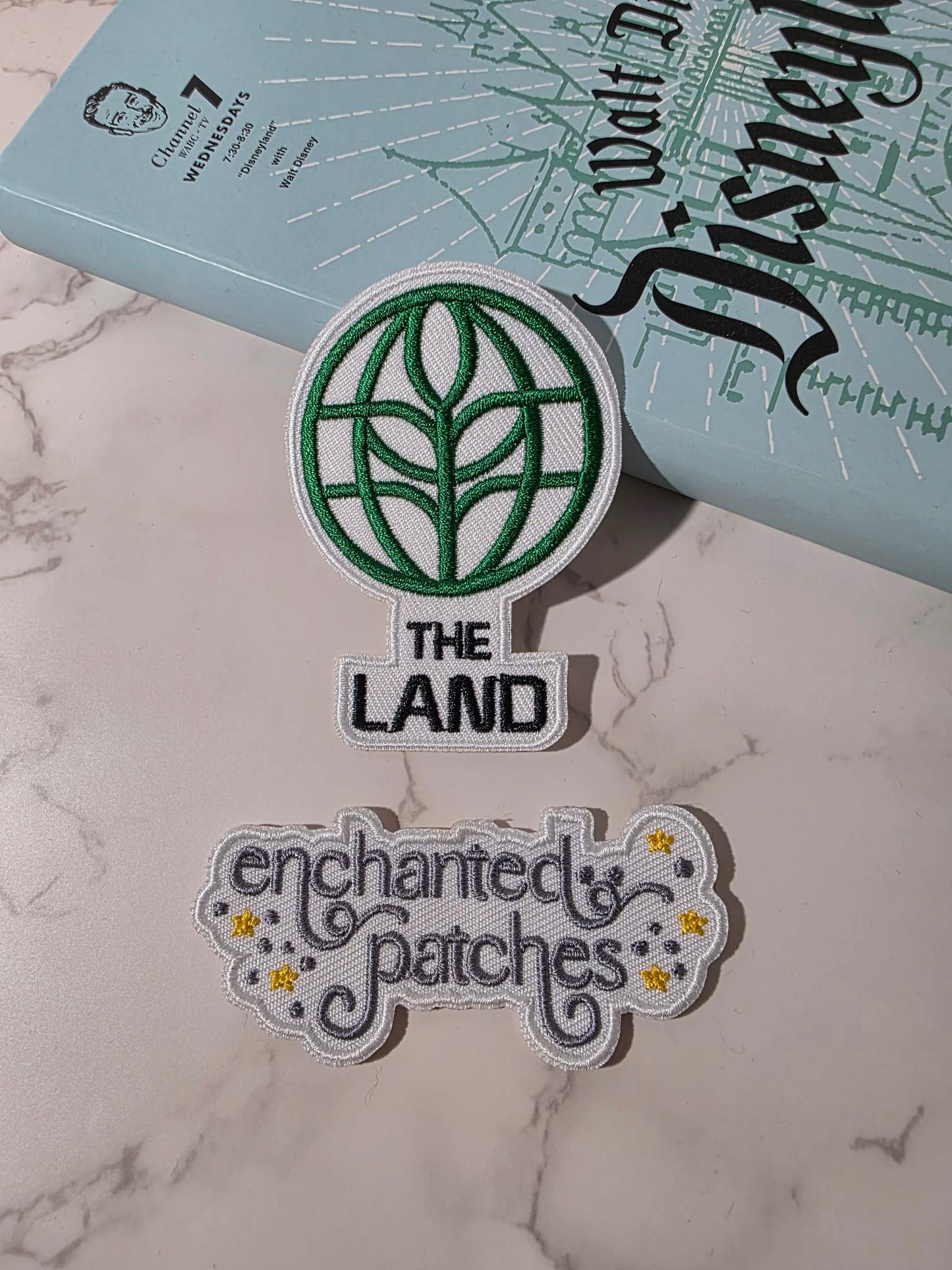 3" WDW Happiest Park World The Land Ride Logo Embroidered Iron On Patch