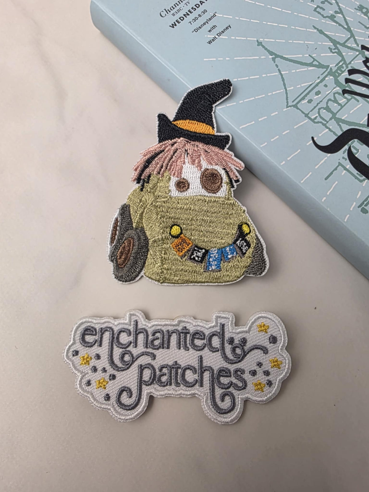 3" Halloween Green Witch Embroidered Car Iron On Patch