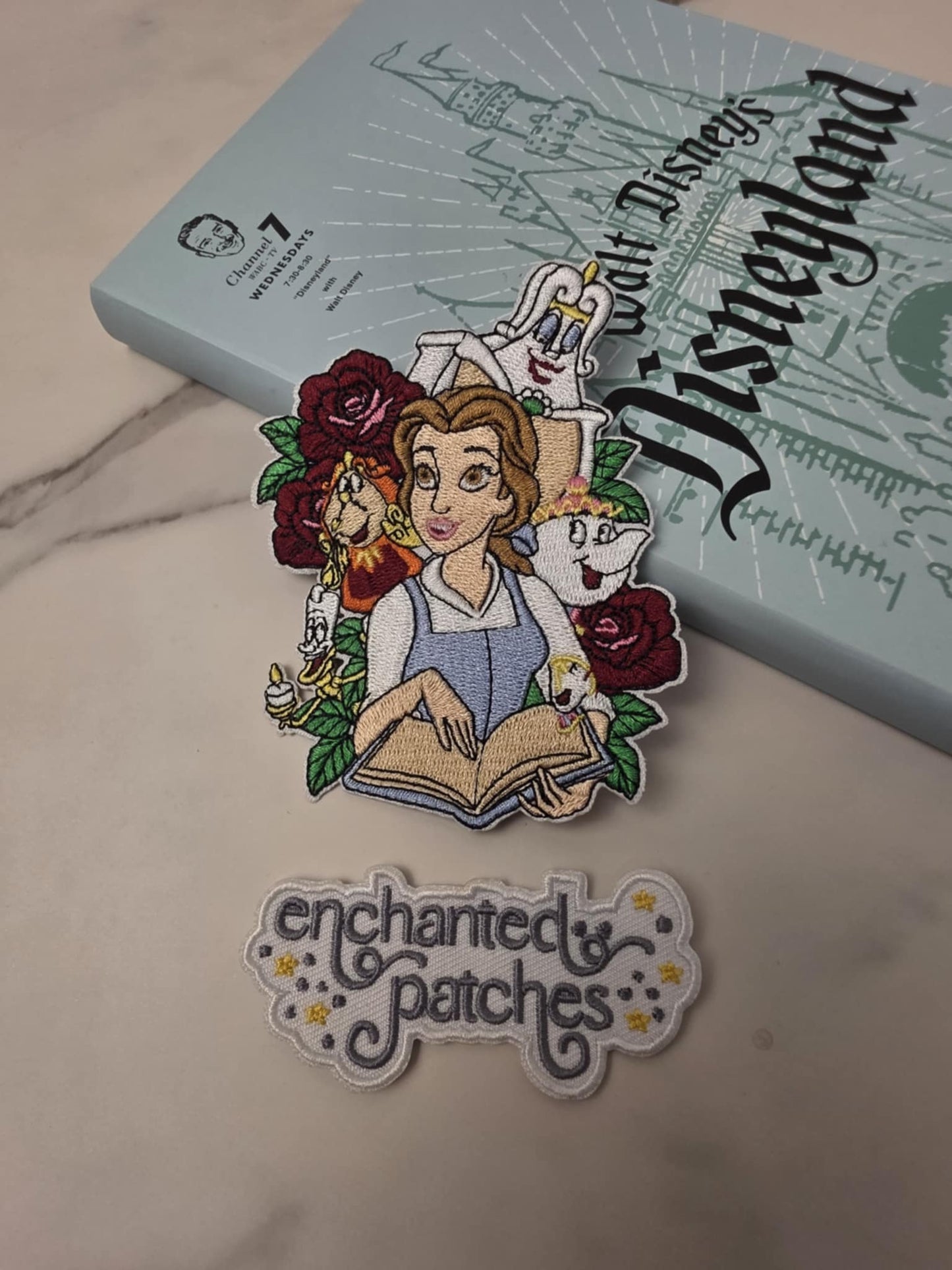 LOW IN STOCK - 4" Reading Princess with Friends Embroidered Iron On Patch