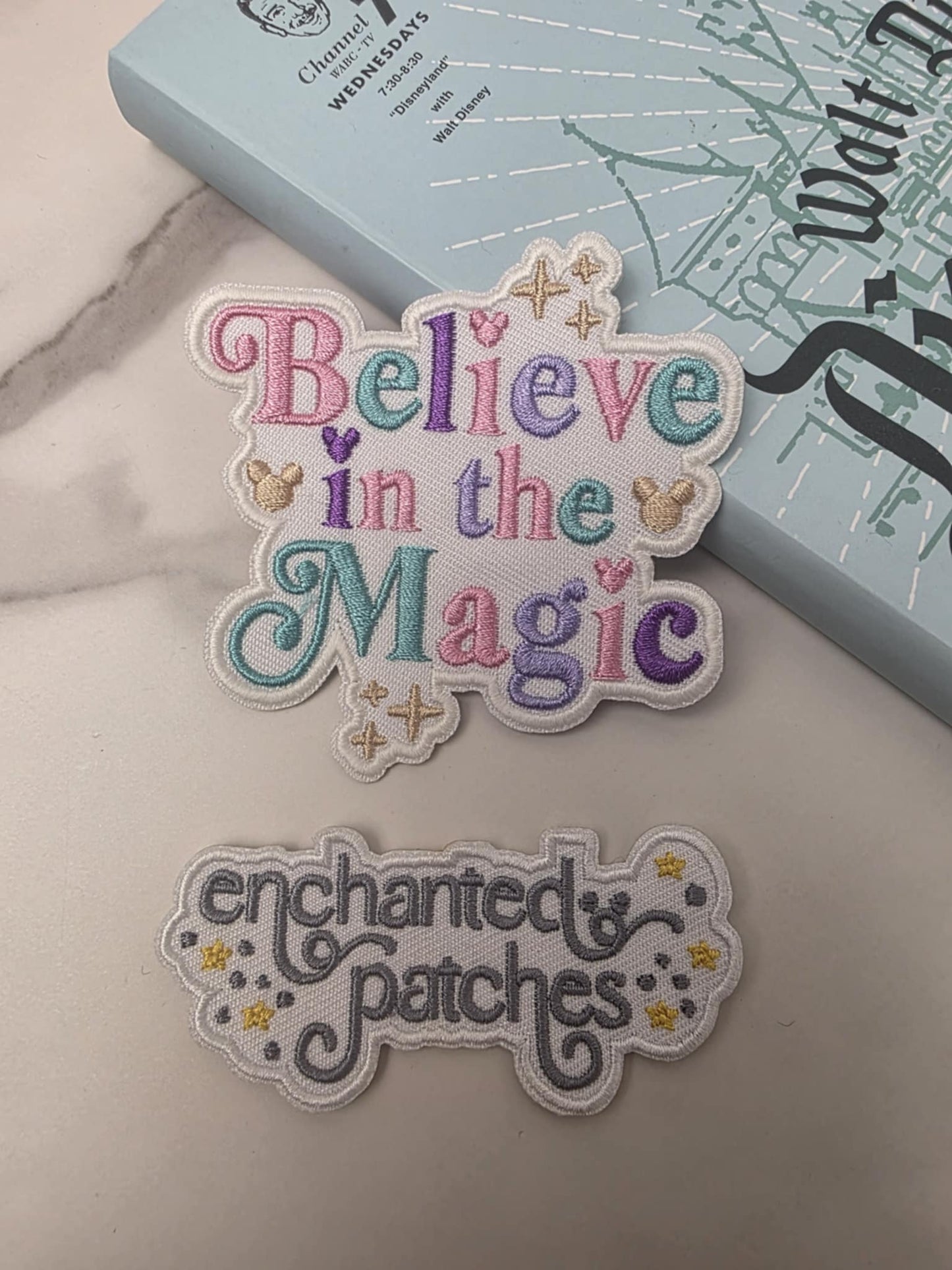 3" Pastel Believe in the Magic Pastel Iron On Patch