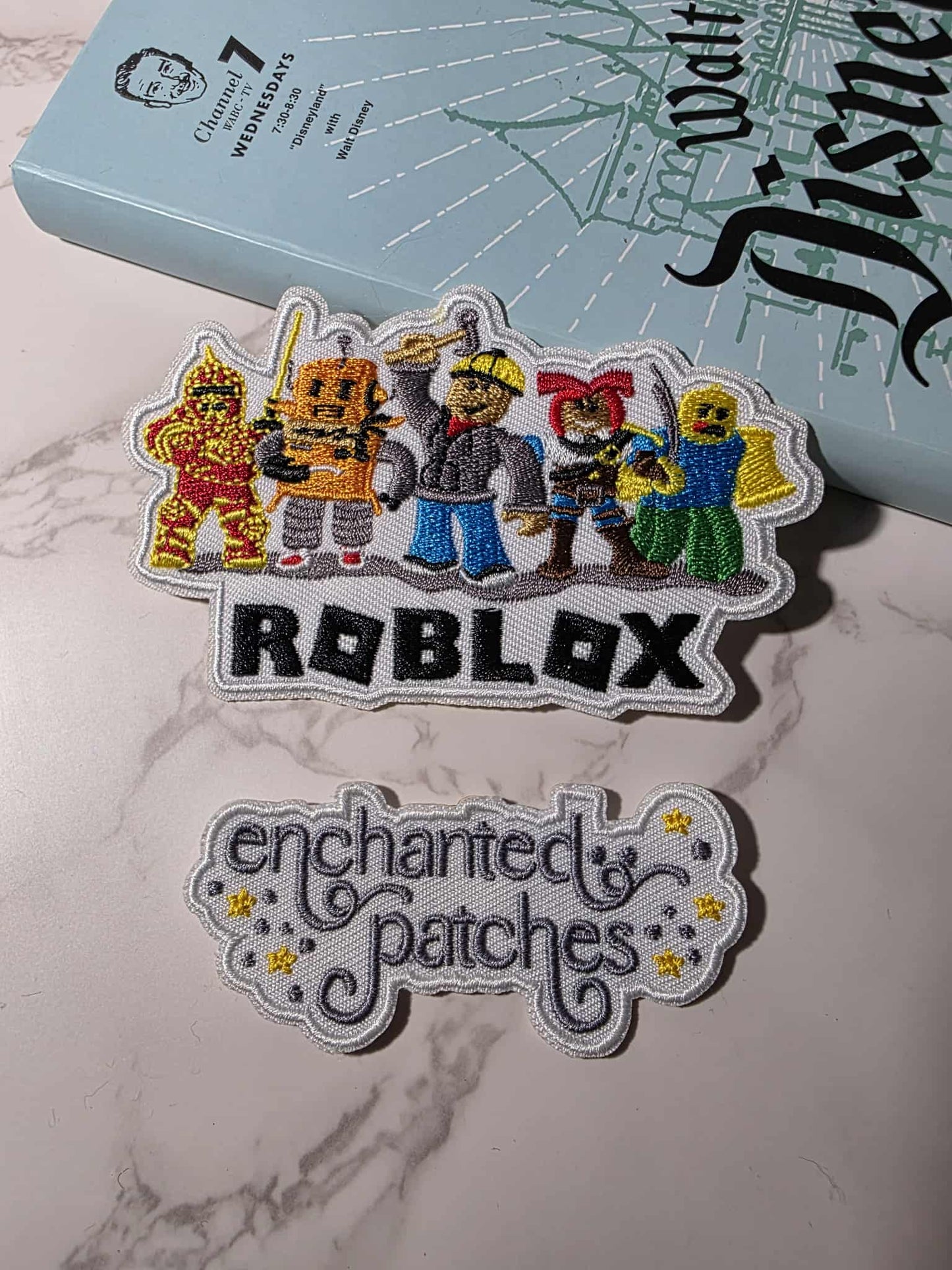 4" Video Game Roblox Embroidered Iron On Patch