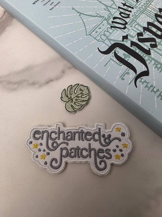 1" Mini Monstera Hawaiian Island Princess Leaf Embroidered Iron On Patch