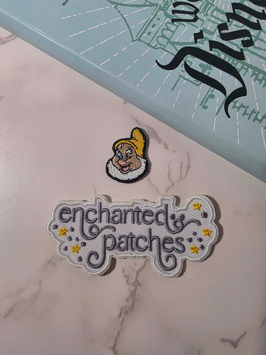 NEW DROP - 1" Mini Happy Dwarf Embroidered Iron On Patch