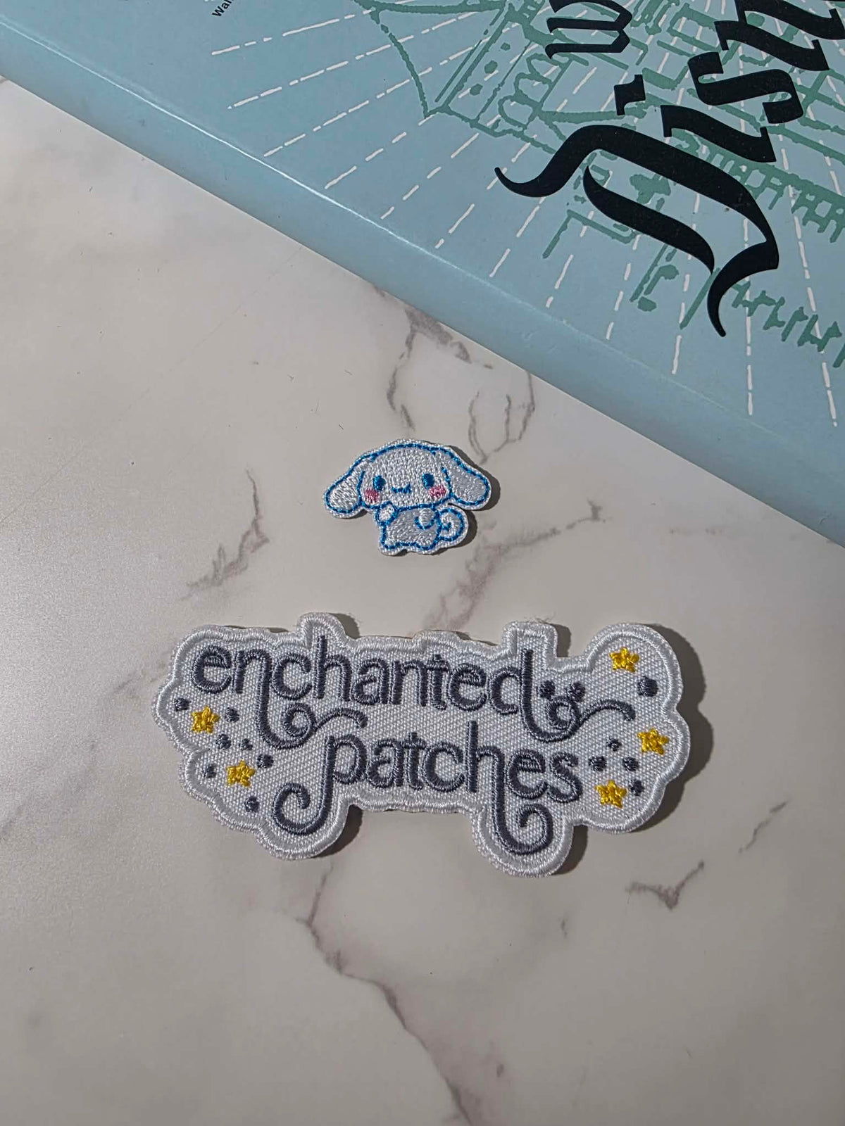 1" Mini Sanrio Cinnamoroll Anime Puppy Bunny Embroidered Iron On Patch