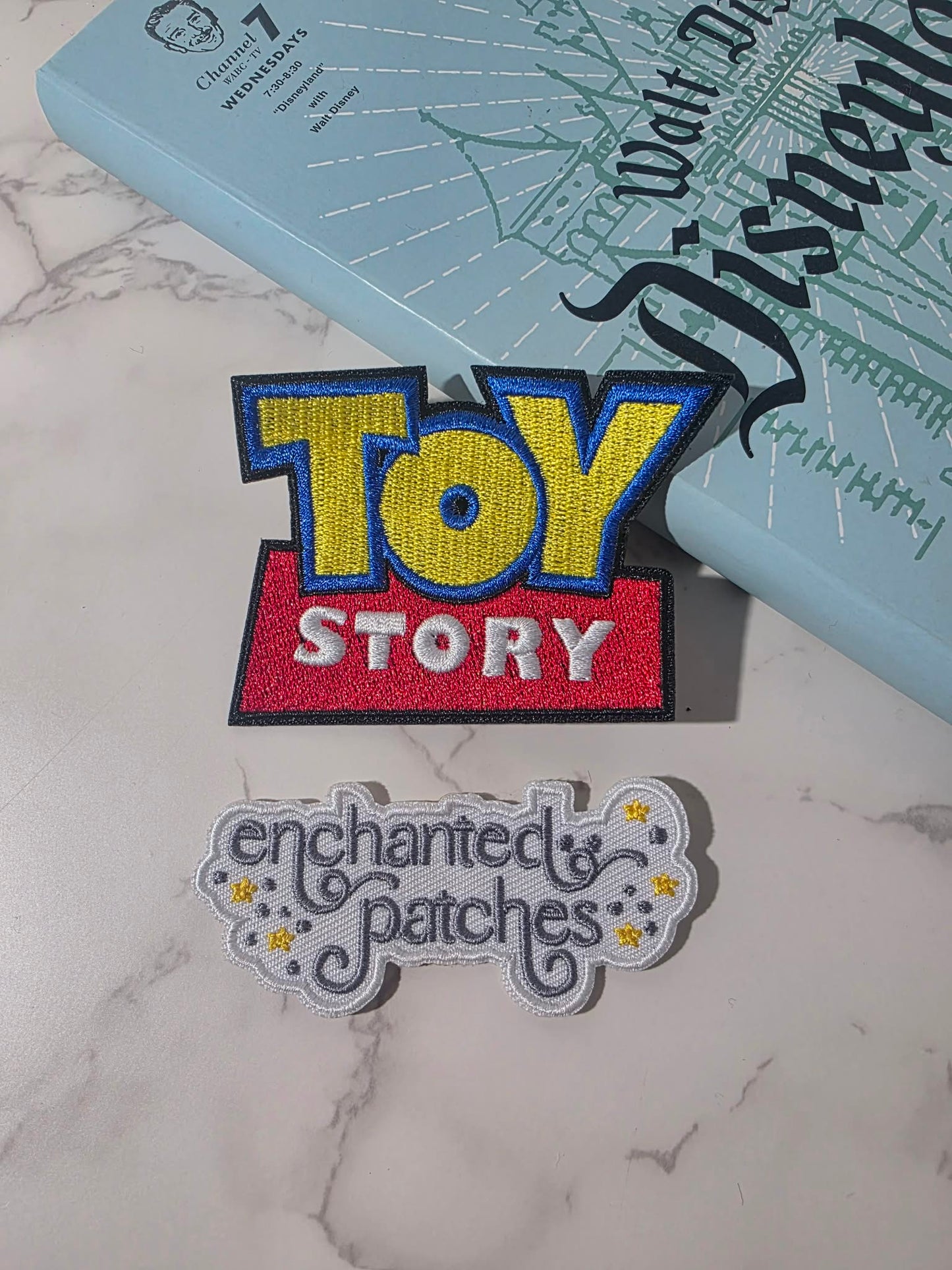 NEW DROP - 3" Happiest Park Toy Story Movie Logo Embroidered Iron On Patch