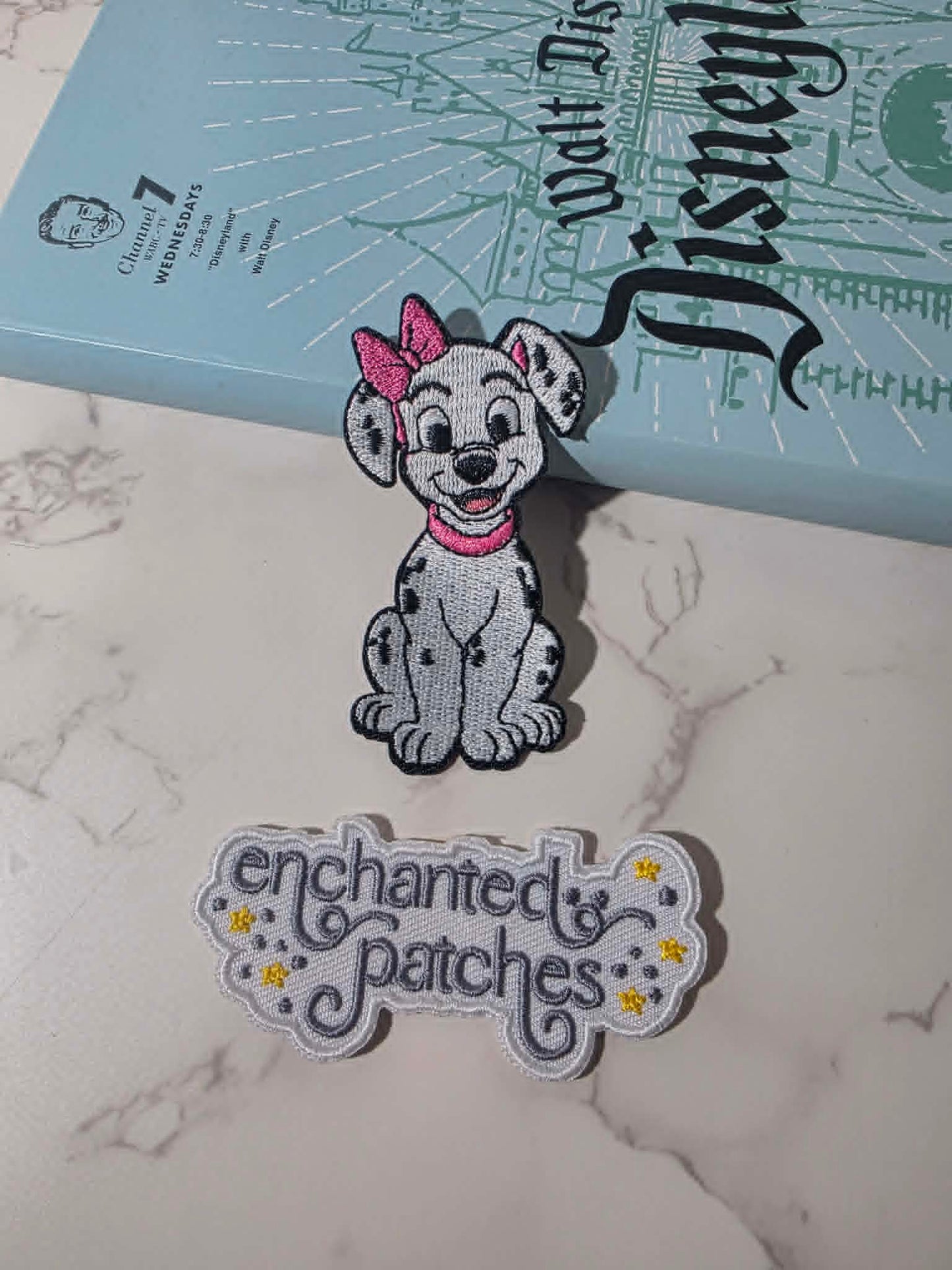 NEW DROP - 3" Dalmatian Girl Pup Puppy Embroidered Iron On Patch