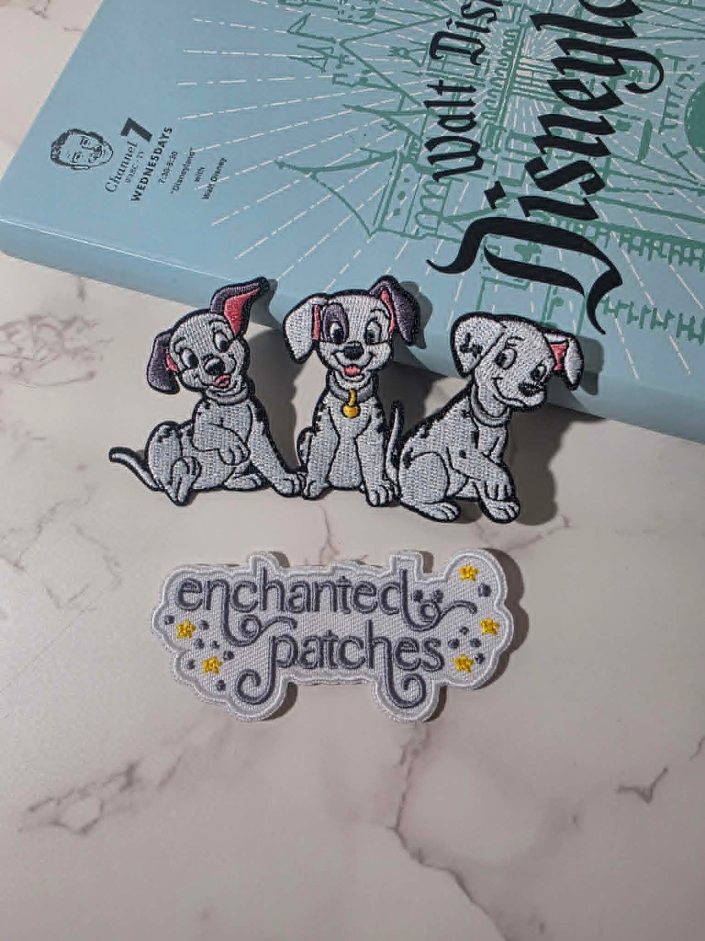NEW DROP - 4" Dalmatian Puppies Pups Embroidered Iron On Patch
