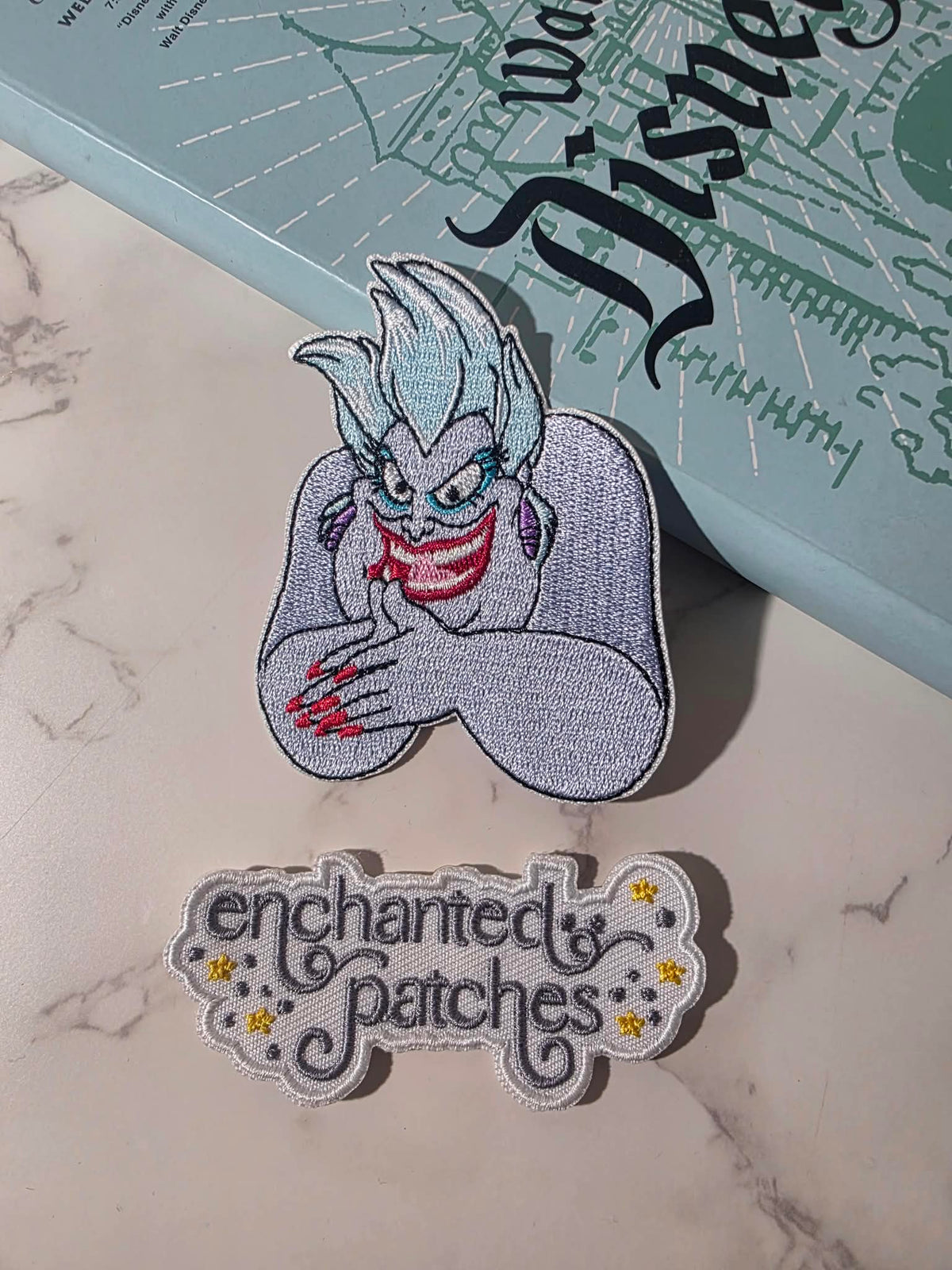 NEW DROP - 3" Mermaid Princess Ariel's Villain Ursula Embroidered Iron On Patch