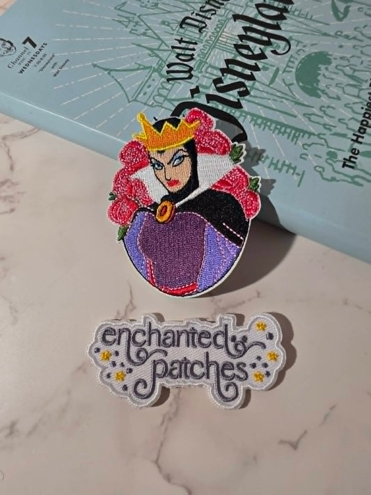 3" Happiest Park Evil Queen Villain Embroidered Iron On Patch
