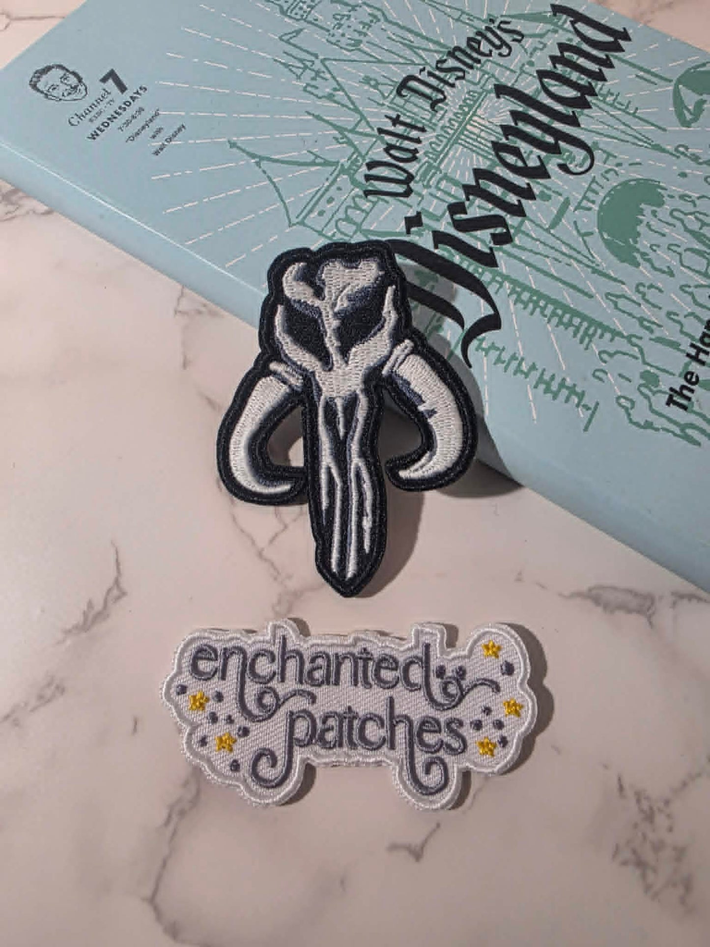 NEW DROP - 3" Glow in the Dark Star Wars Mythasaur Skull Embroidered Iron On Patch